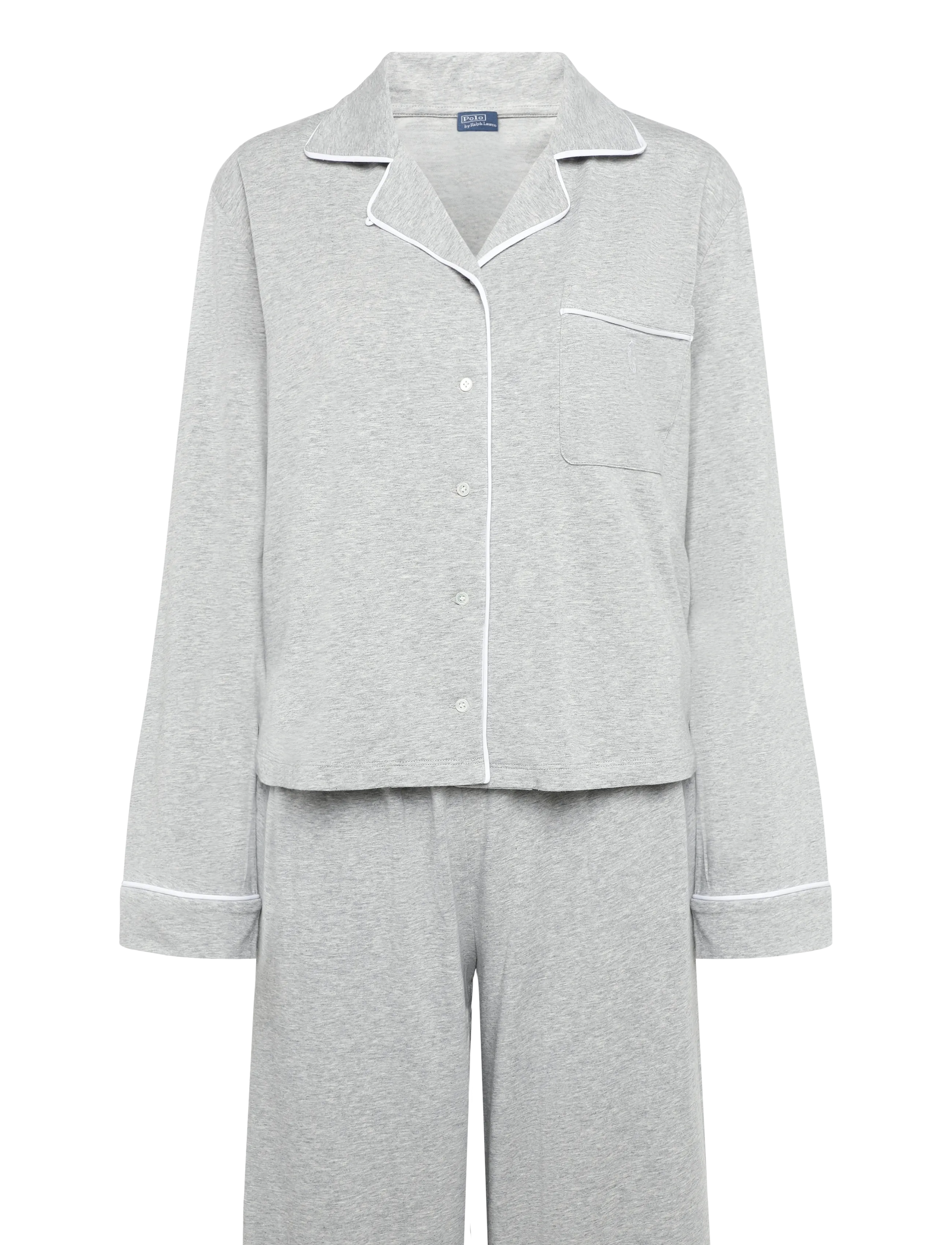 Polo Ralph Lauren Intimates Long Sleeve PJ Sleep Set - Polo Ralph Lauren Intimates - HEATHERGREY / grey