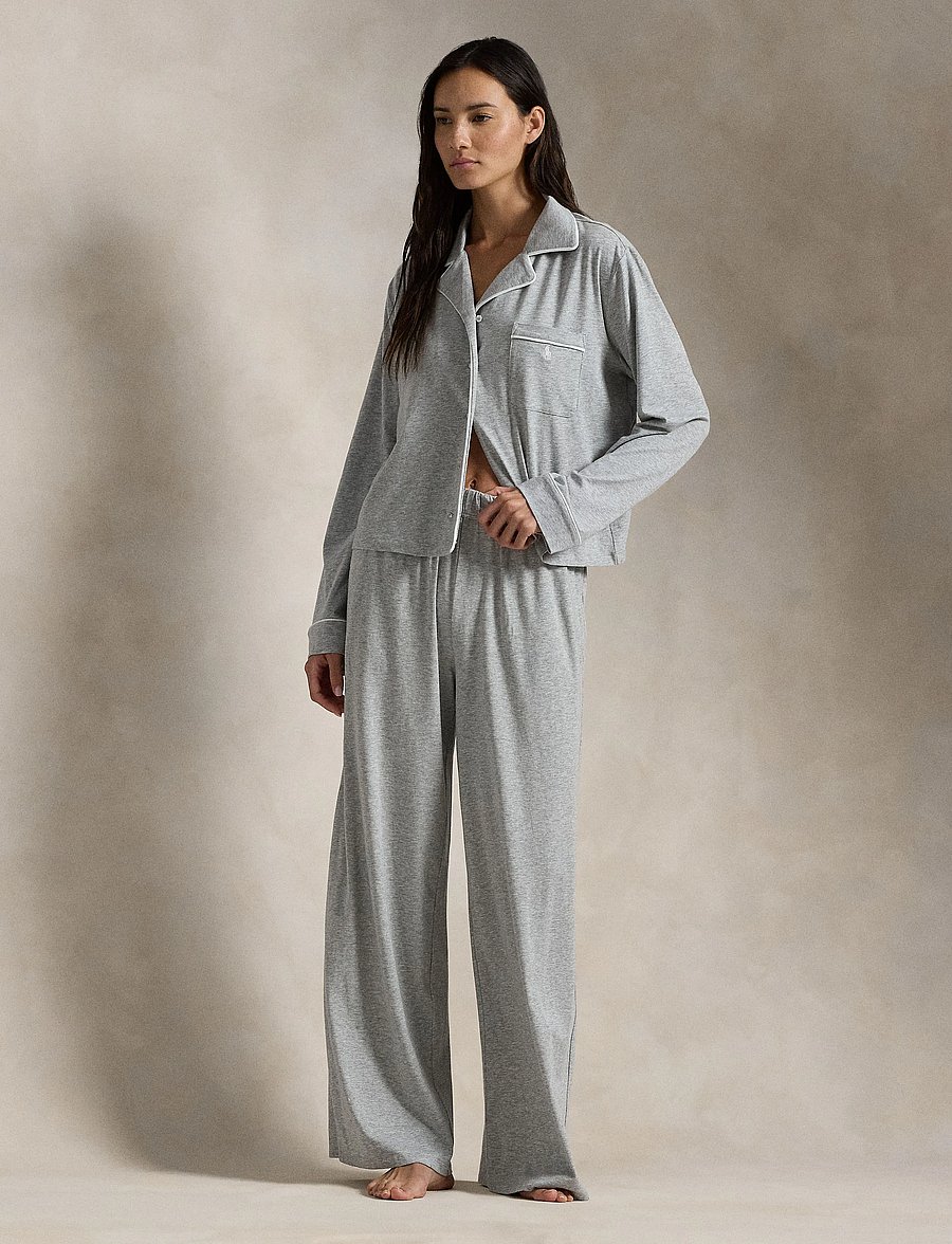 Polo Ralph Lauren Intimates - Long Sleeve PJ Sleep Set - pyjamas - heathergrey - 0