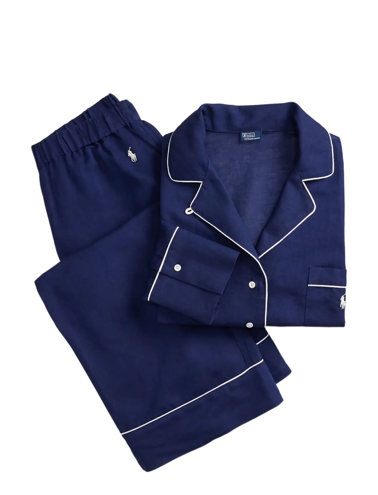 Polo Ralph Lauren Intimates Long Sleeve PJ Sleep Set - Polo Ralph Lauren Intimates - NAVY / navy