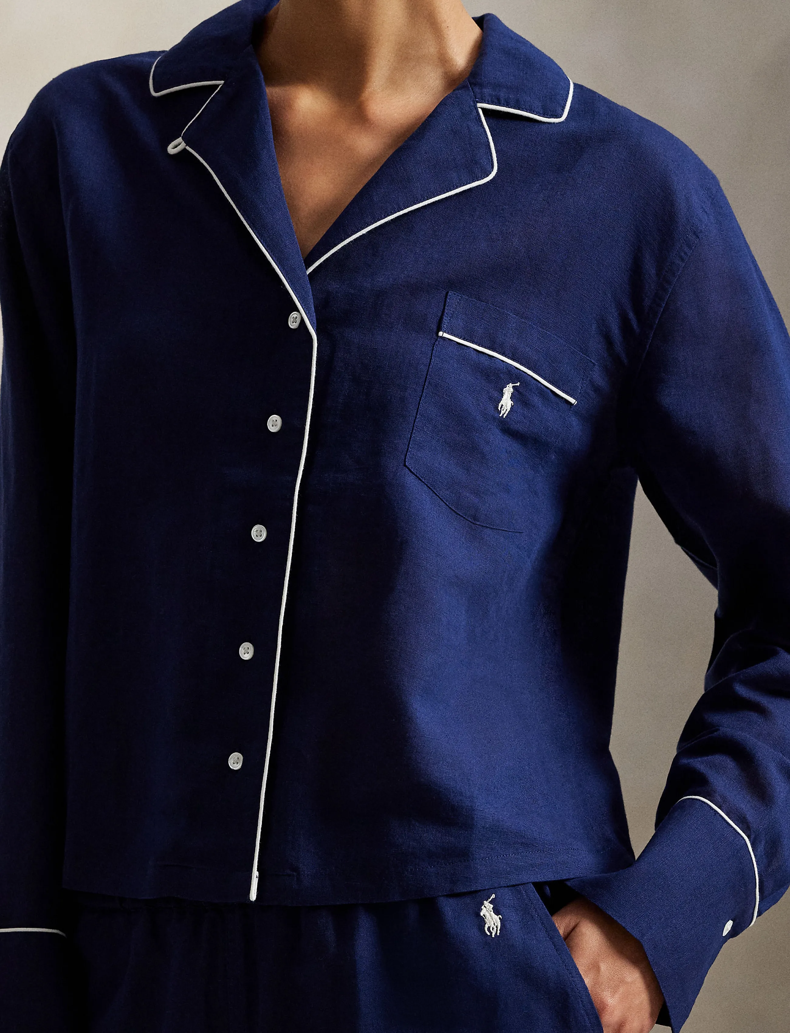 Polo Ralph Lauren Intimates - Long Sleeve PJ Sleep Set - pyjamas - navy - 2