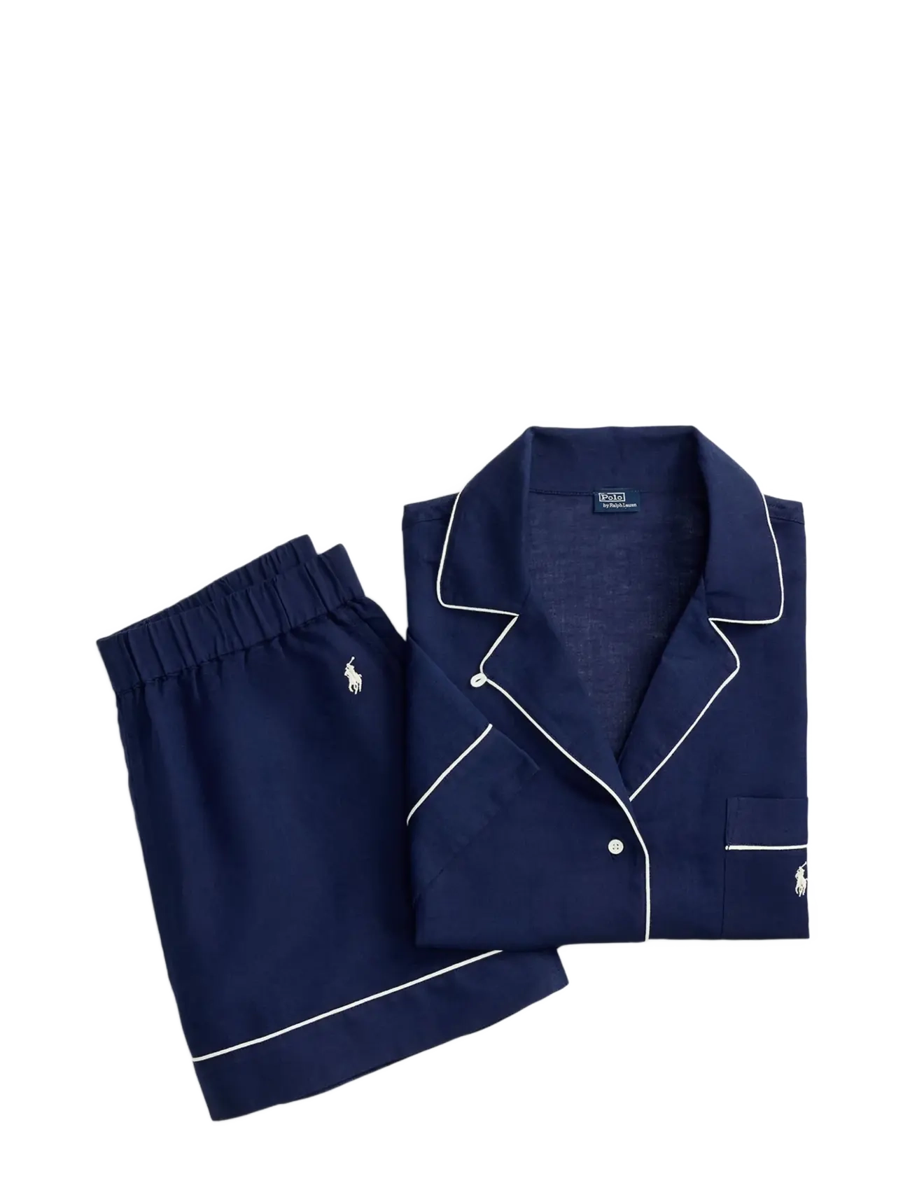 Polo Ralph Lauren Intimates Short-Sleeve Jersey Pajama Set - Unterwäsche - NAVY / navy