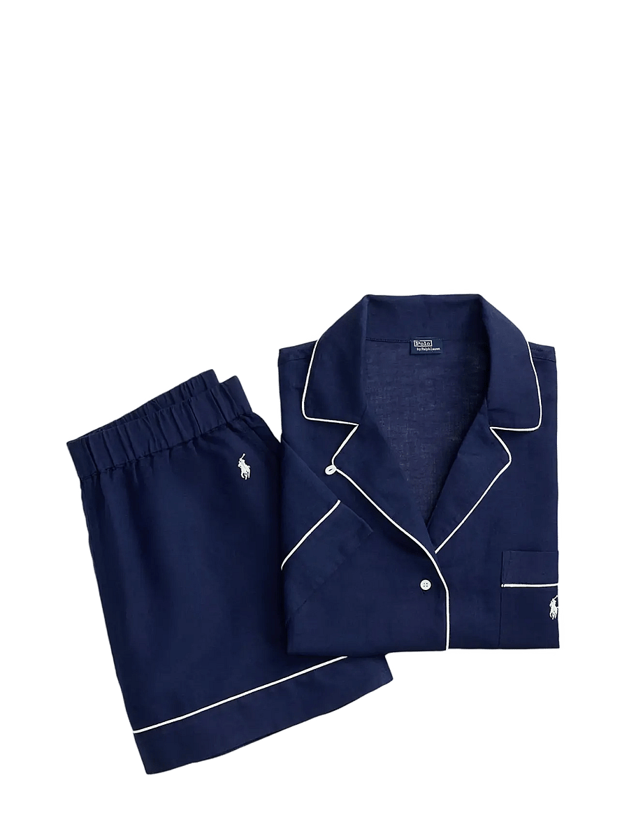 Polo Ralph Lauren Intimates - Short-Sleeve Jersey Pajama Set - pyjamas - navy - 1