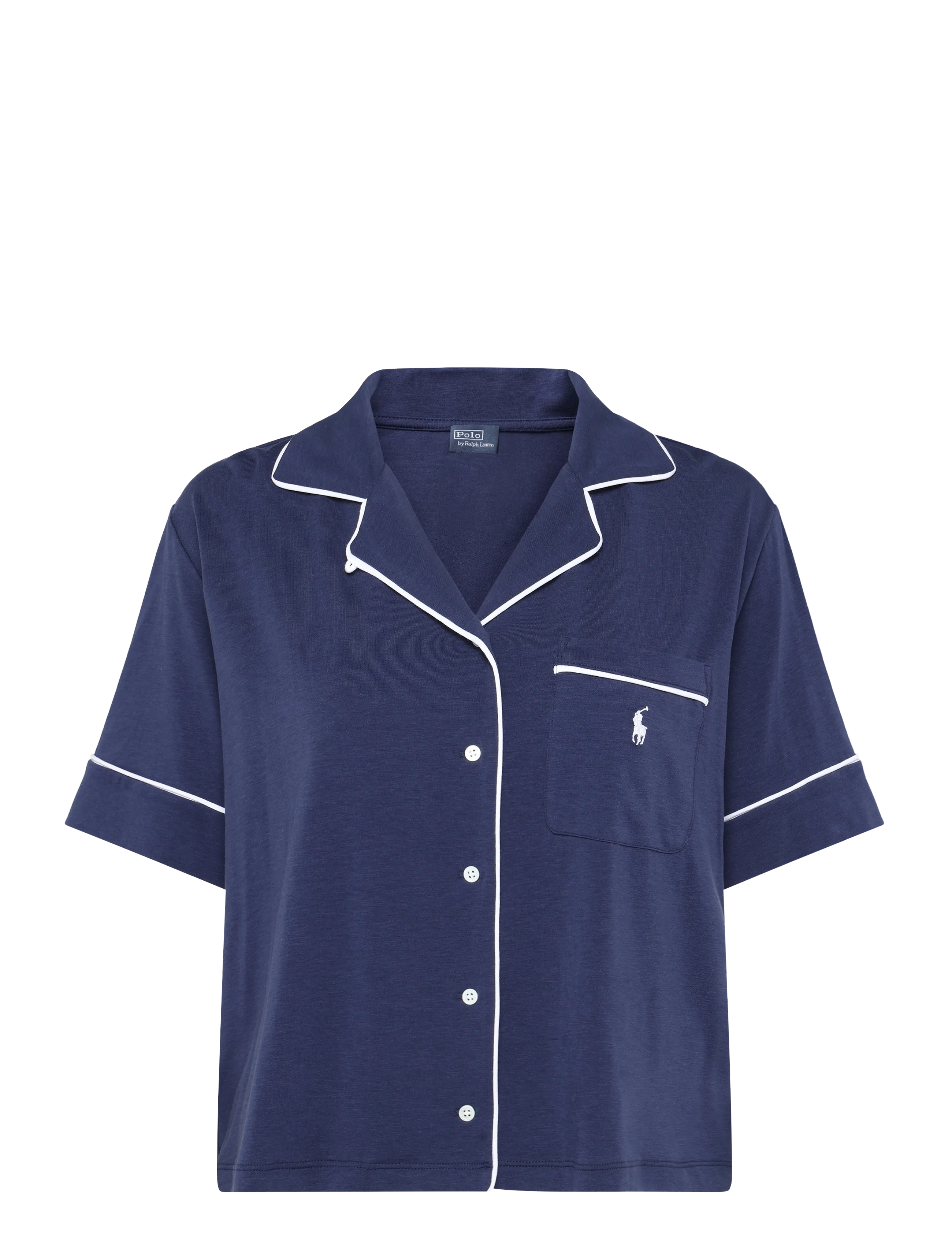Polo Ralph Lauren Intimates Short-Sleeve Jersey Pajama Set - Polo Ralph Lauren Intimates - NAVY / navy