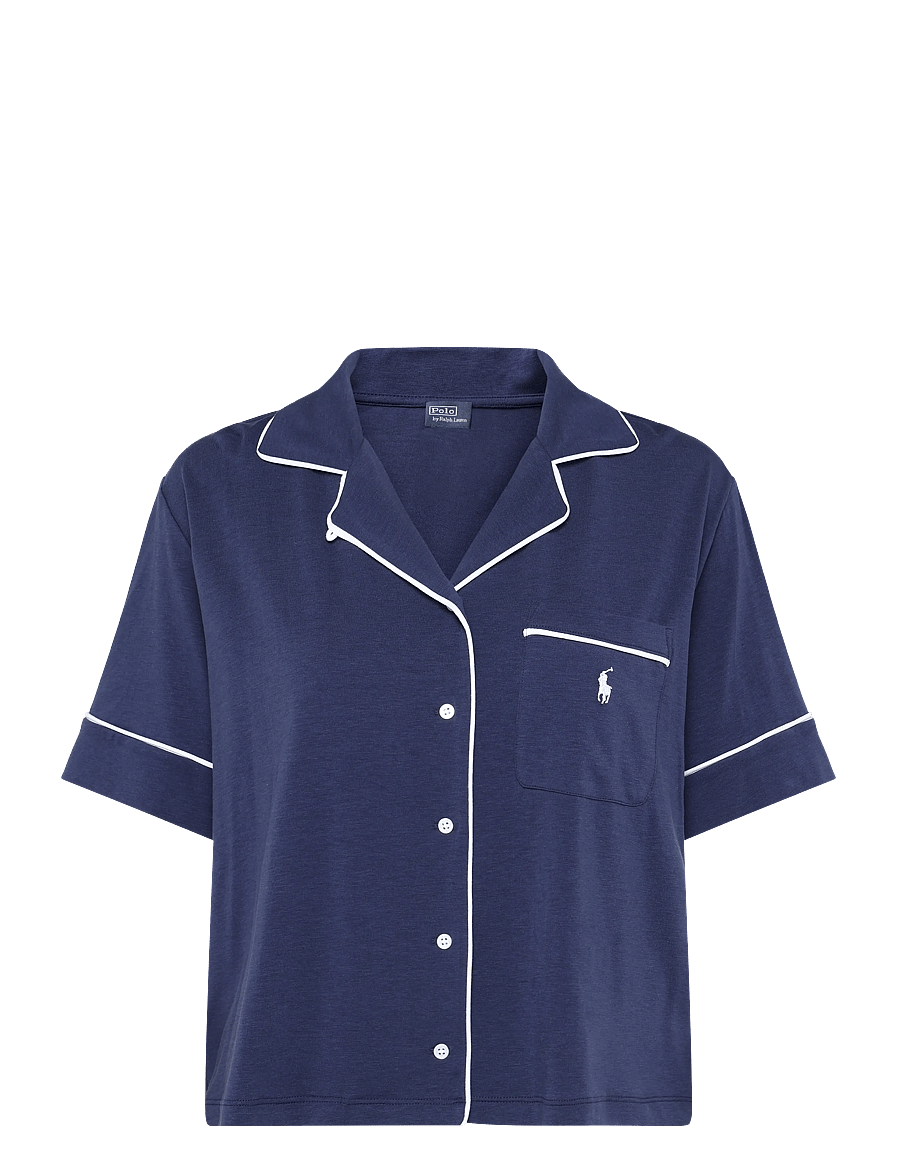 Polo Ralph Lauren Intimates - Short-Sleeve Jersey Pajama Set - pyjamas - navy - 1