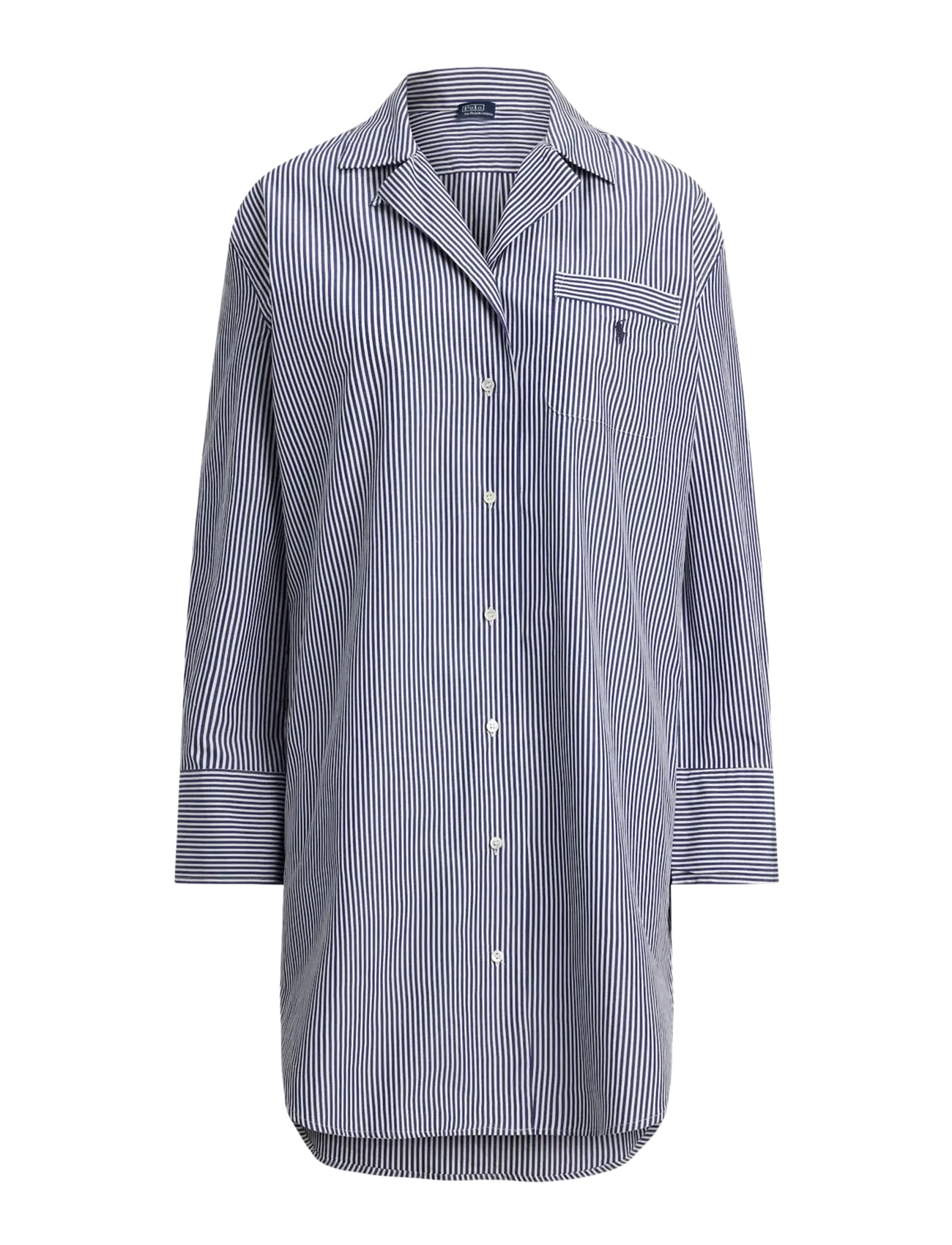 Polo Ralph Lauren Intimates Striped Cotton Sleep Shirt - Polo Ralph Lauren Intimates - PRLSTRIPE / navy