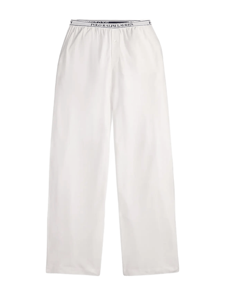 Polo Ralph Lauren Intimates - Logo-Band Pajama Pant - pyjamasbyxor - whitecloud - 1