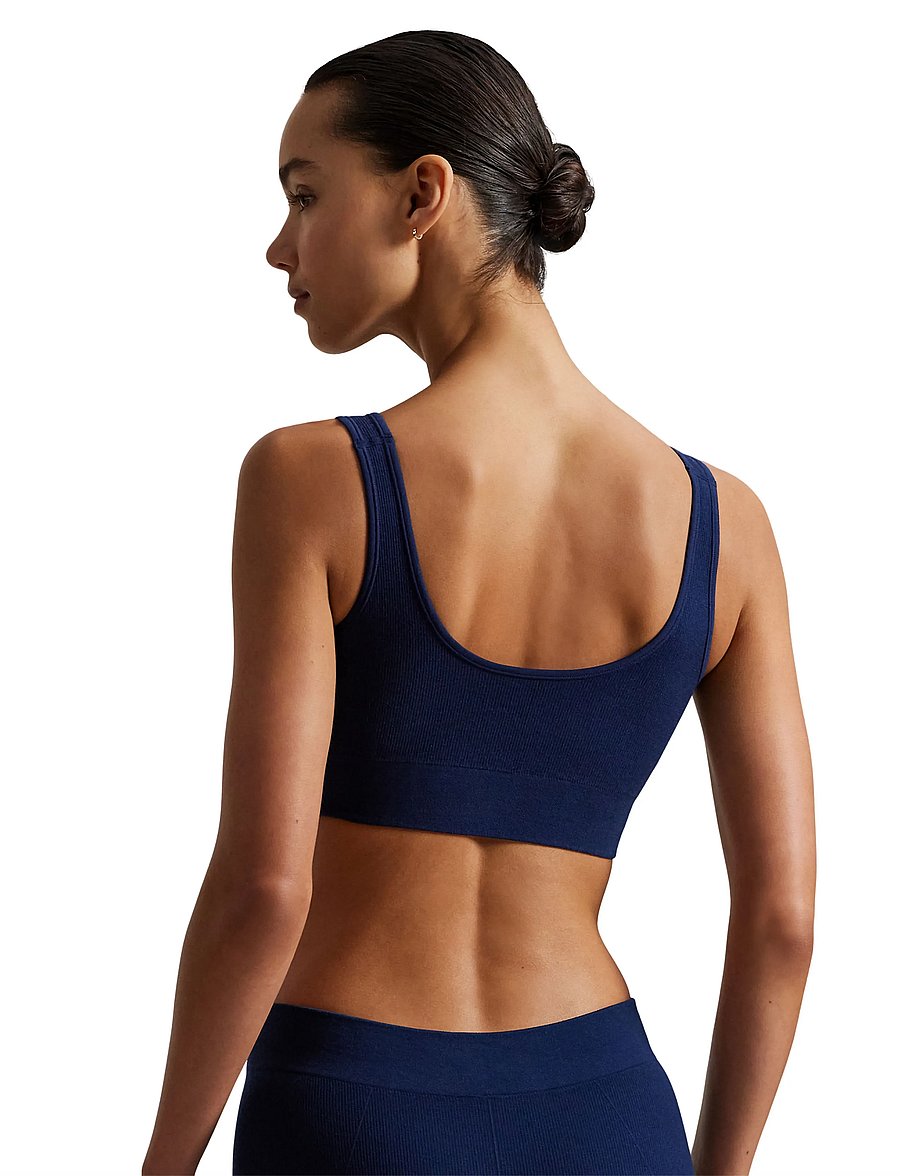 Polo Ralph Lauren Intimates - Ribbed Scoop Neck Tank - bralette - navy - 0