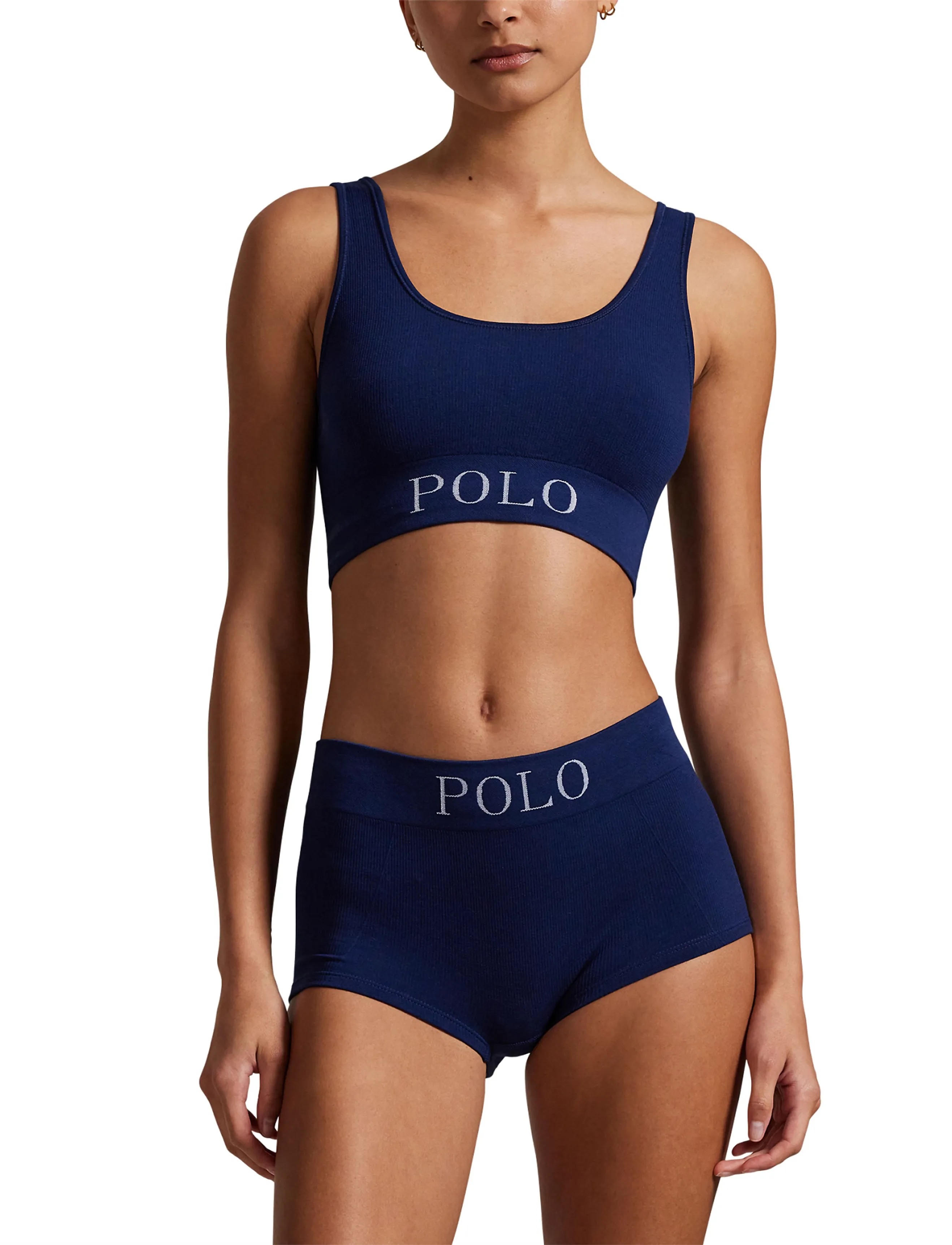 Polo Ralph Lauren Intimates - Ribbed Scoop Neck Tank - bralette - navy - 2