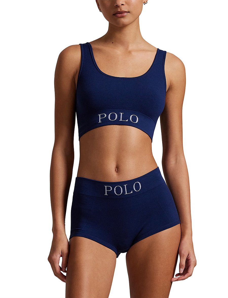 Polo Ralph Lauren Intimates - Ribbed Scoop Neck Tank - bralette - navy - 2