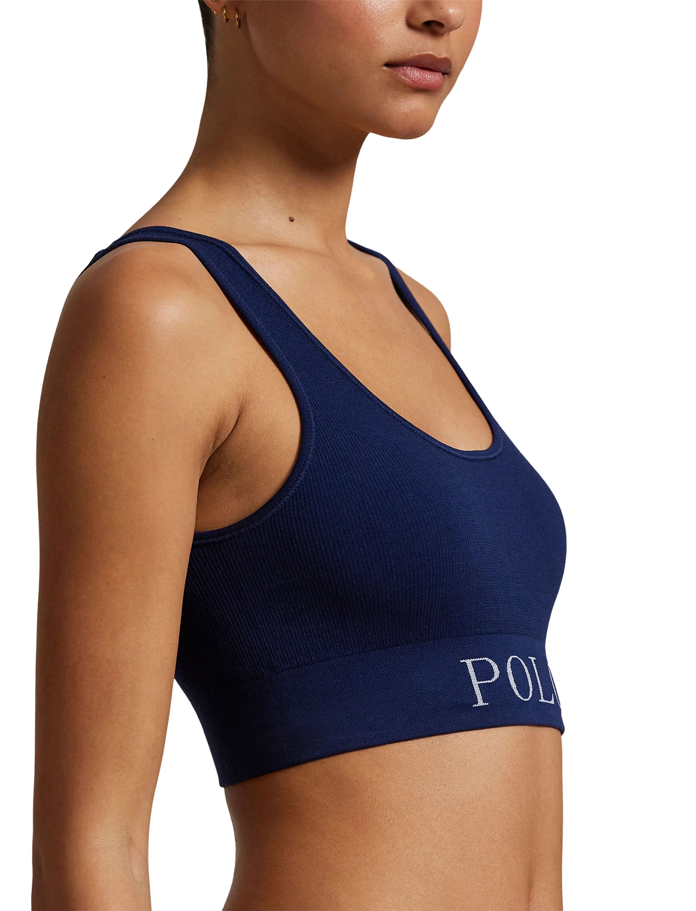 Polo Ralph Lauren Intimates - Ribbed Scoop Neck Tank - bralette - navy - 3