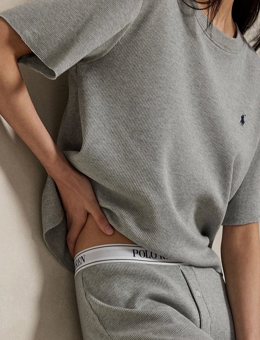 Polo Ralph Lauren Intimates - Waffle-Knit Pajama Set - pyjamasetit - heathergrey - 3