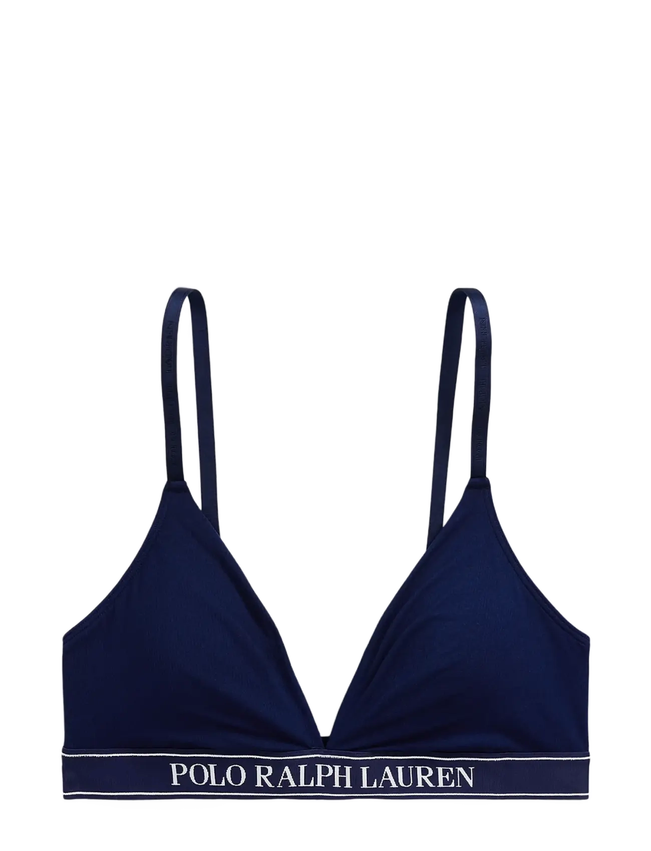 Polo Ralph Lauren Intimates Logo-Band Triangle Bralette - Polo Ralph Lauren Intimates - NAVY / navy