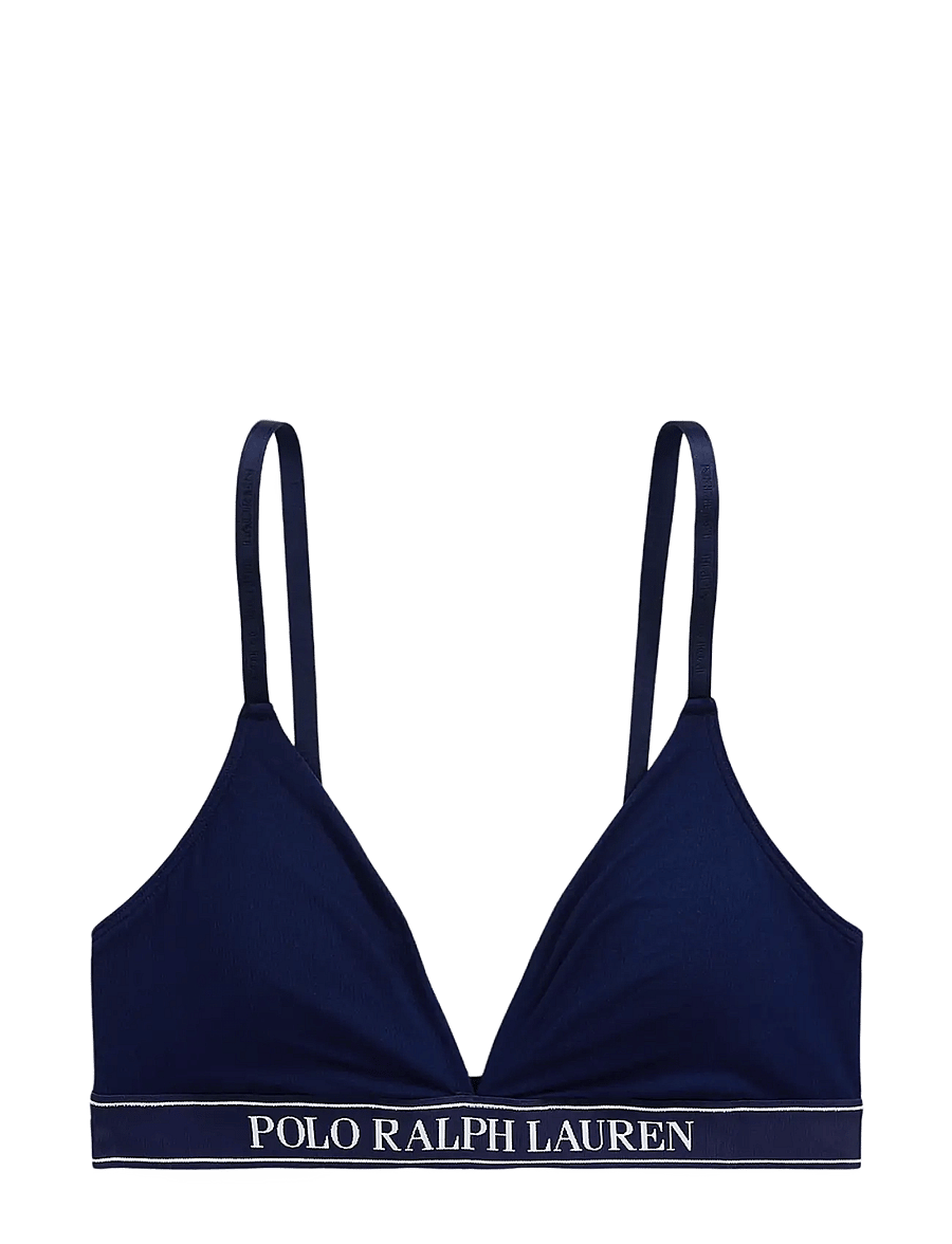 Polo Ralph Lauren Intimates - Logo-Band Triangle Bralette - bralette - navy - 1