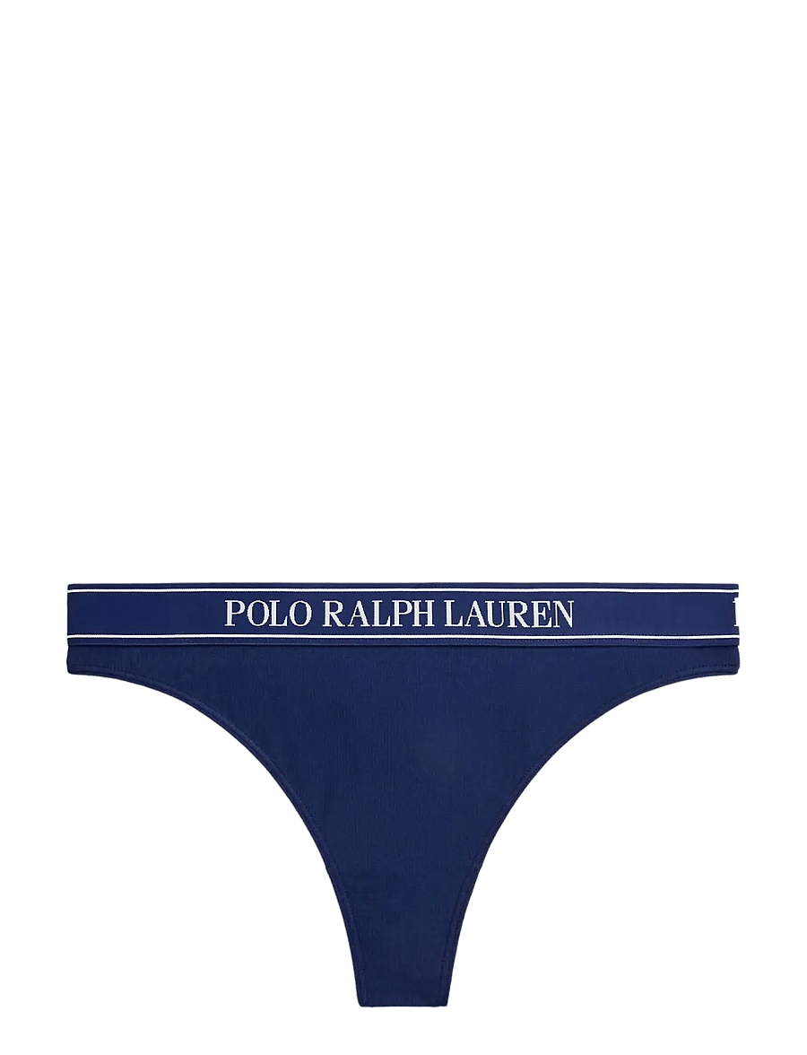 Polo Ralph Lauren Intimates - Repeat-Logo Low-Rise Thong - stringtrosor - navy - 1