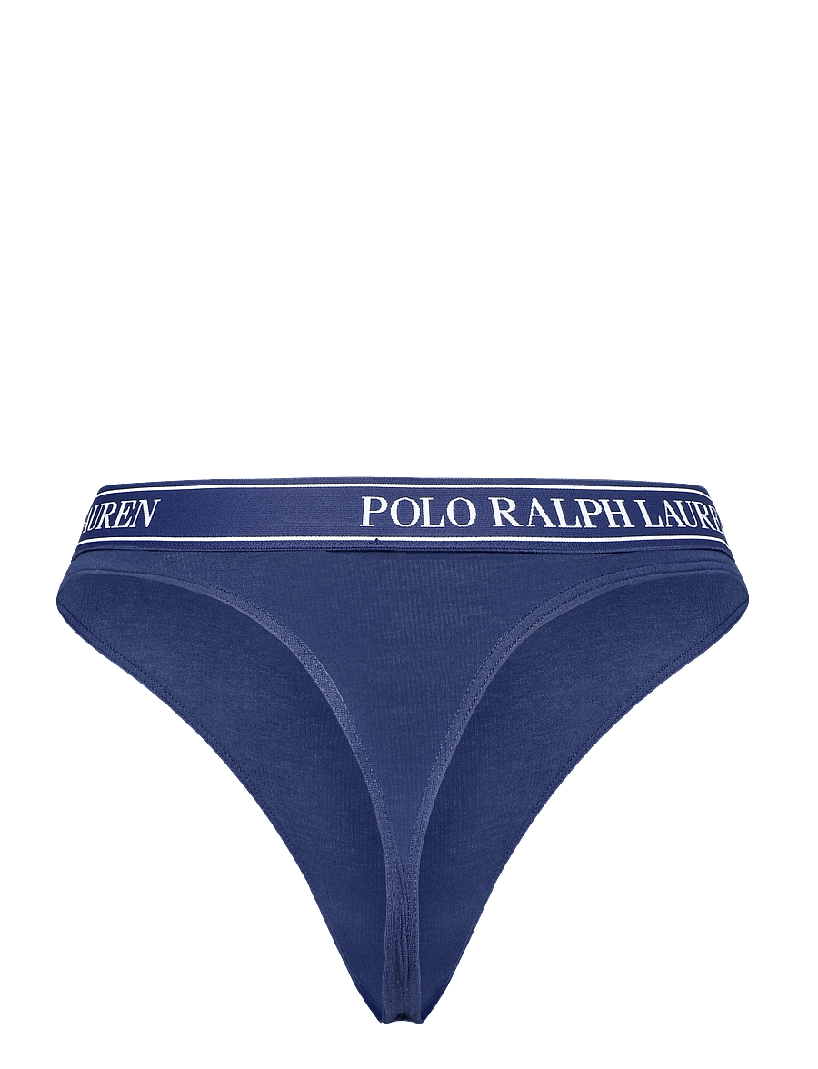 Polo Ralph Lauren Intimates - Repeat-Logo Low-Rise Thong - tangas - navy - 2