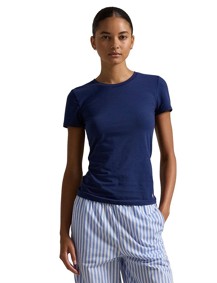 Polo Ralph Lauren Intimates - Stretch Cotton Crewneck Tee - Överdelar - navy - 2