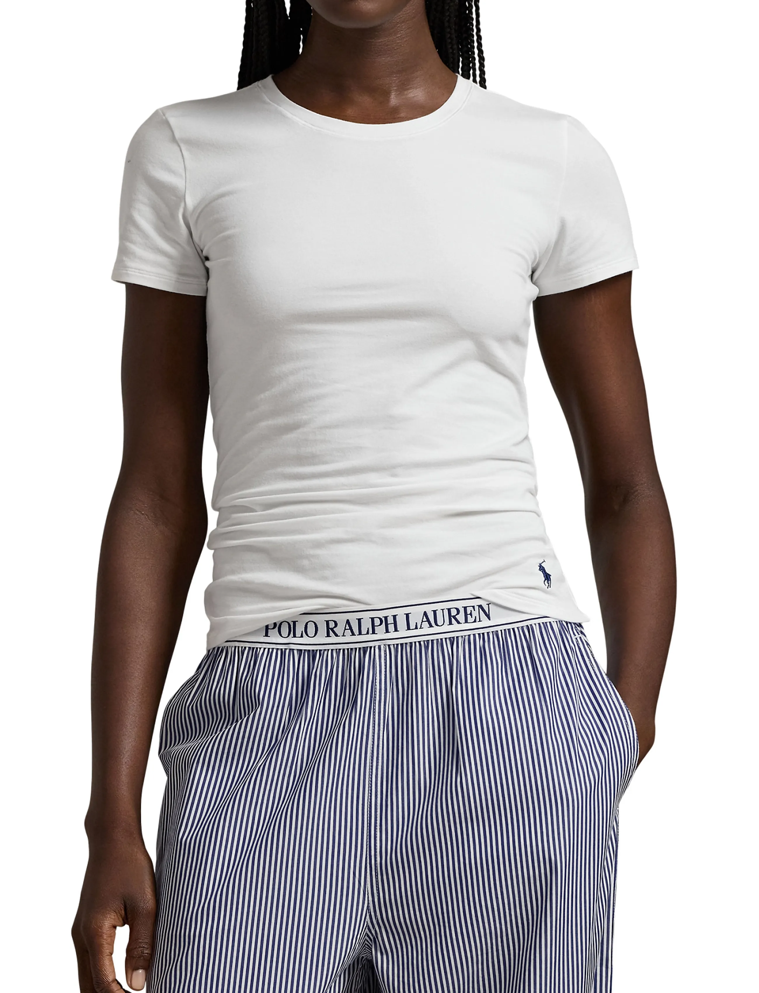 Polo Ralph Lauren Intimates - Stretch Cotton Crewneck Tee - Överdelar - whitecloud - 2