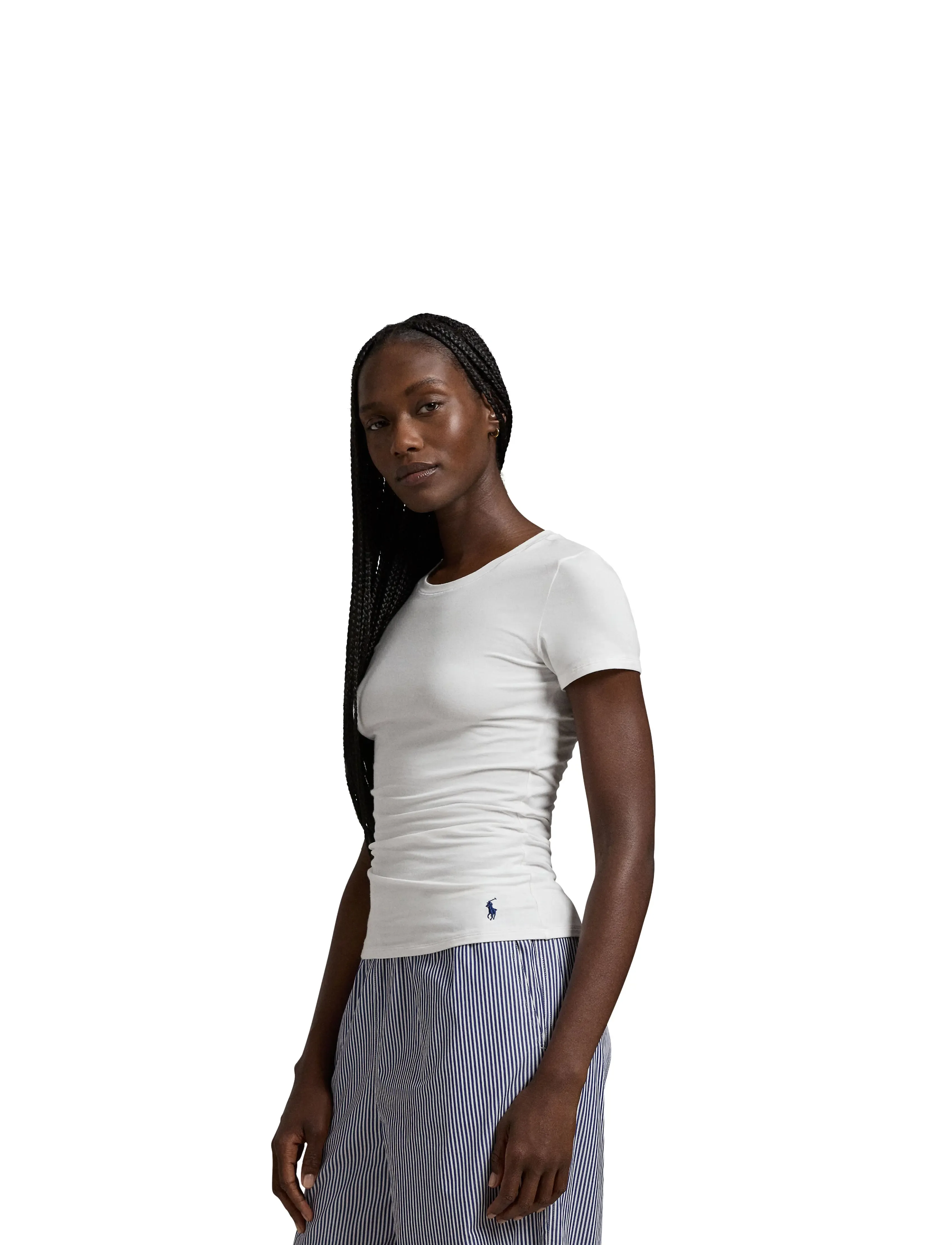 Polo Ralph Lauren Intimates - Stretch Cotton Crewneck Tee - Överdelar - whitecloud - 3