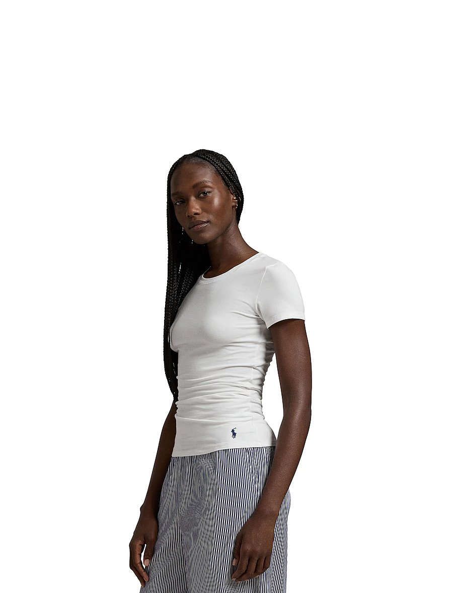 Polo Ralph Lauren Intimates - Stretch Cotton Crewneck Tee - Överdelar - whitecloud - 3