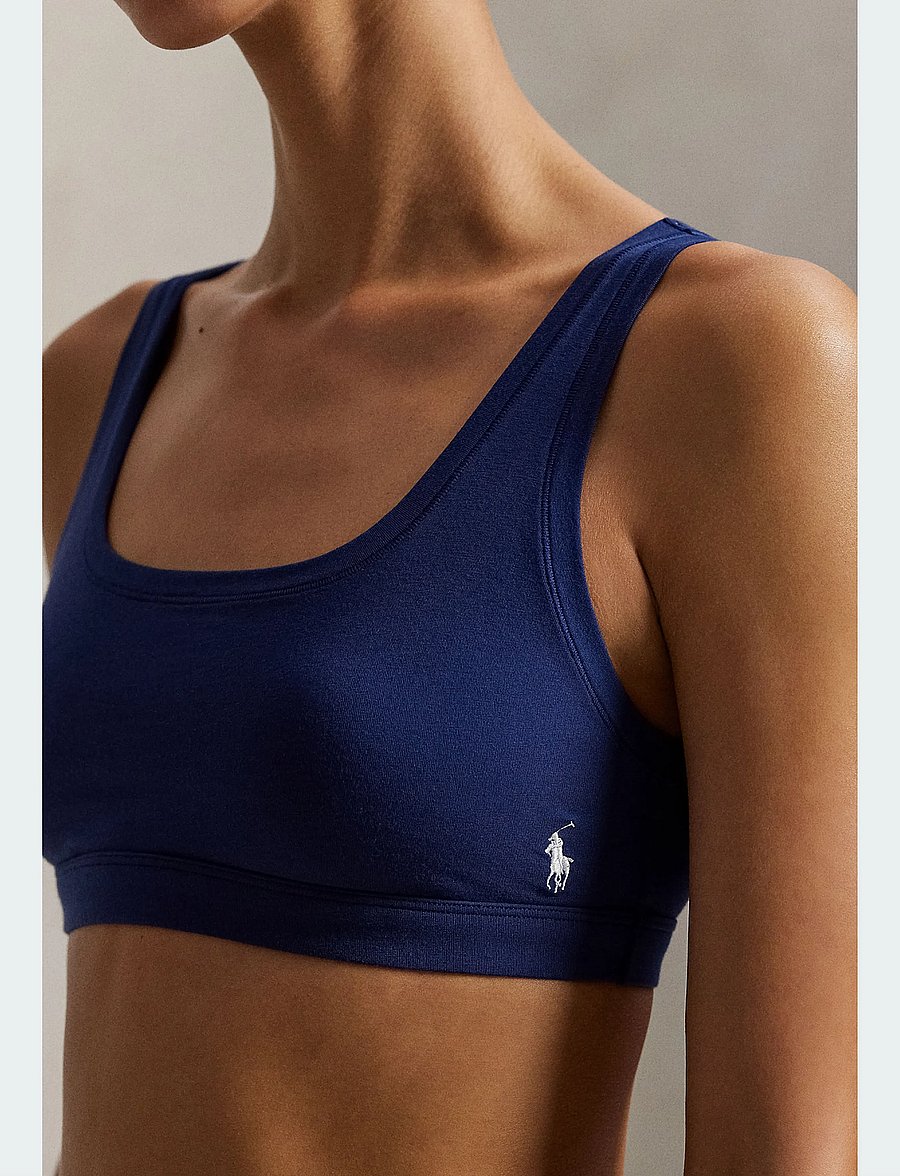 Polo Ralph Lauren Intimates - Stretch Cotton Bralette - bralette - navy - 2