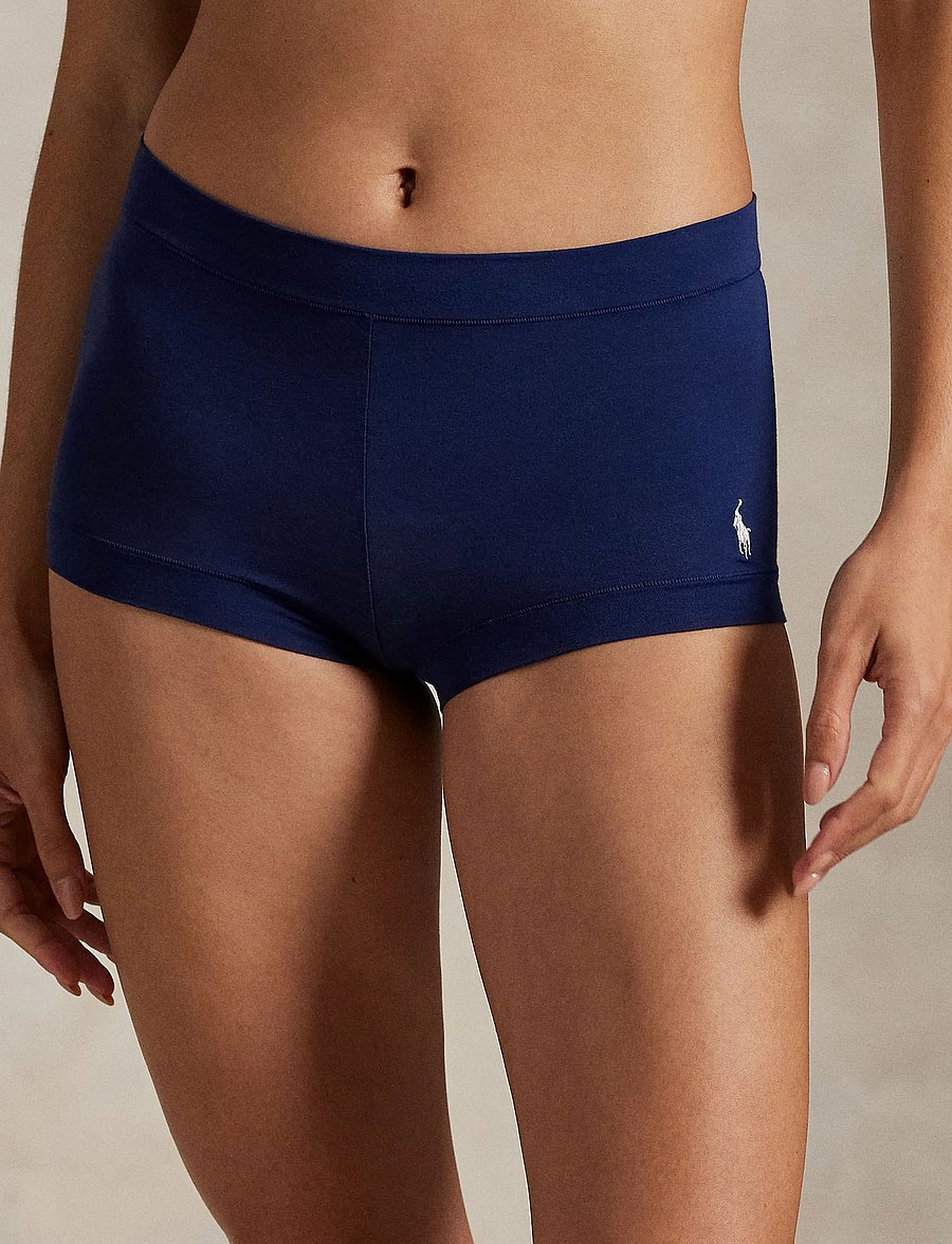Polo Ralph Lauren Intimates - Stretch Cotton Girl Short - hipster & hotpants - navy - 0