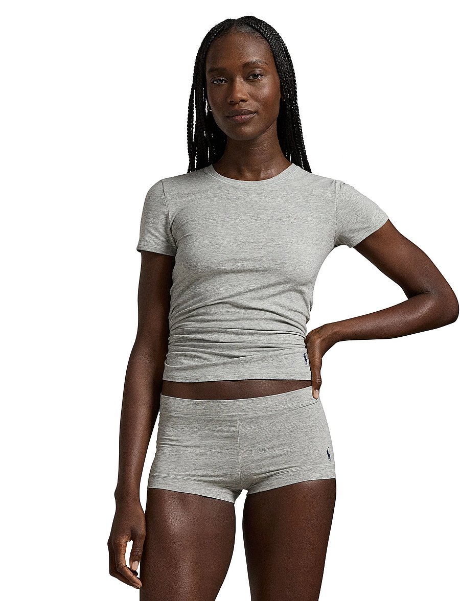 Polo Ralph Lauren Intimates - Stretch Cotton Girl Short - hipster & hotpants - heathergrey - 3