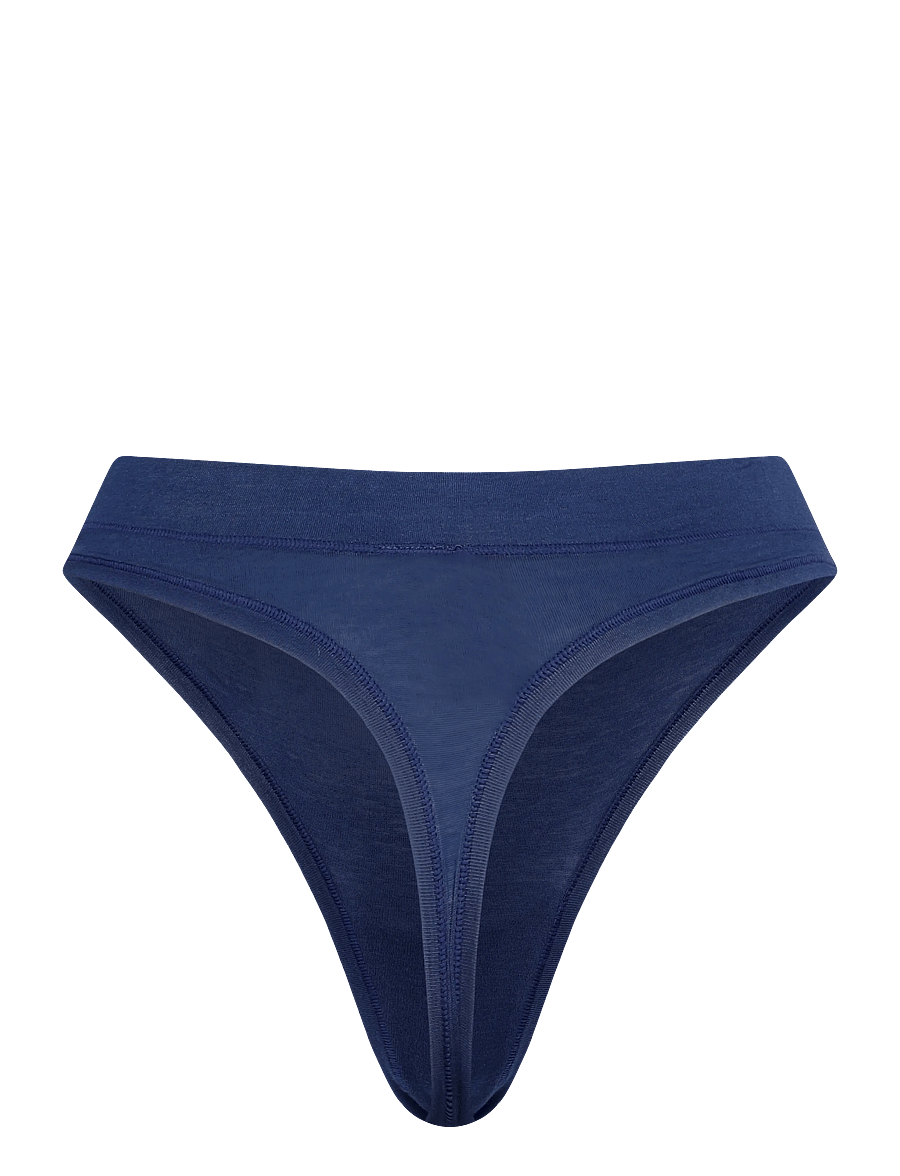 Polo Ralph Lauren Intimates - Stretch Cotton Low-Rise Thong - tangas - navy - 2