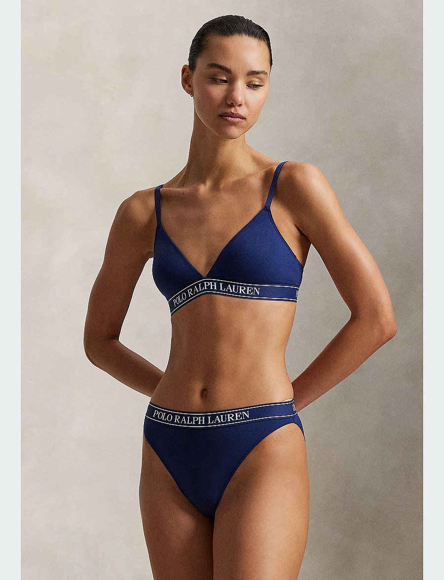 Polo Ralph Lauren Intimates - Logo-Waistband Bikini 3-Pack Set - briefs - navy - 3