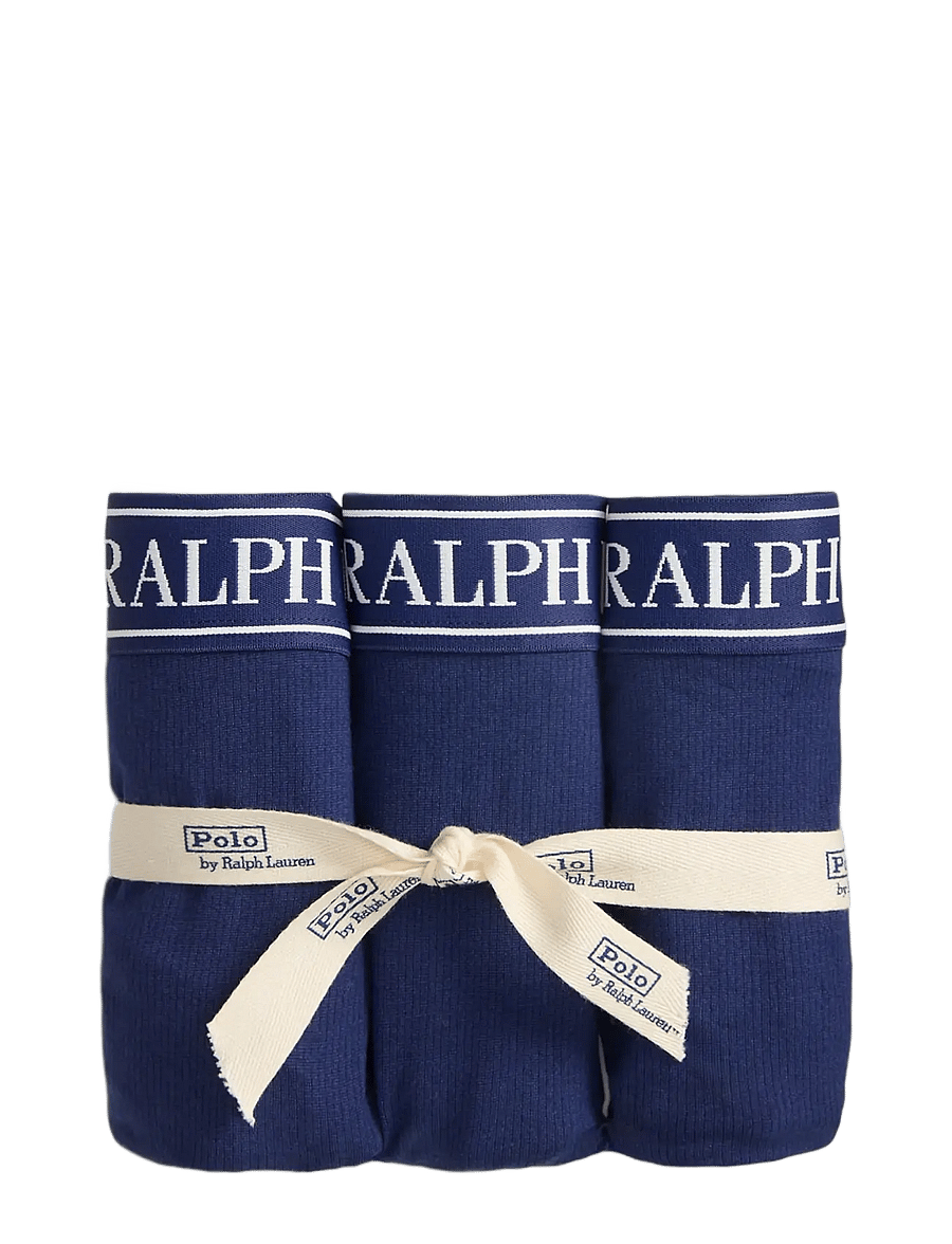 Polo Ralph Lauren Intimates - Logo-Waistband Bikini 3-Pack Set - briefs - navy - 2