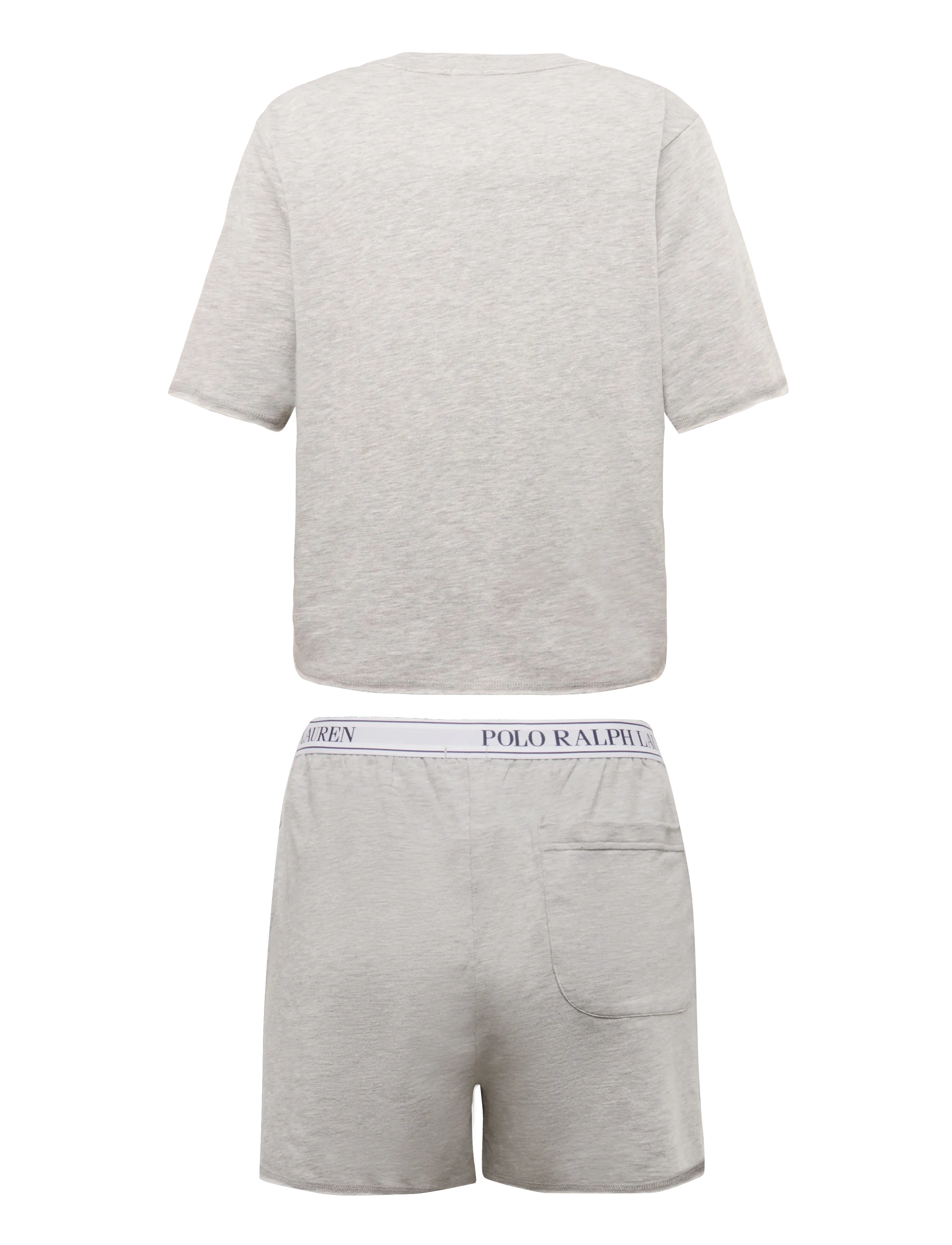 Polo Ralph Lauren Intimates - French Terry Short-Sleeve Pajama Set - pyjamas - heathergrey - 2