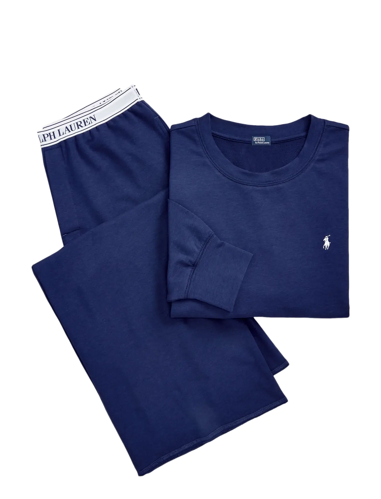 Polo Ralph Lauren Intimates Sweatshirt & Wide Leg Pant Set - Polo Ralph Lauren Intimates - NAVY / navy