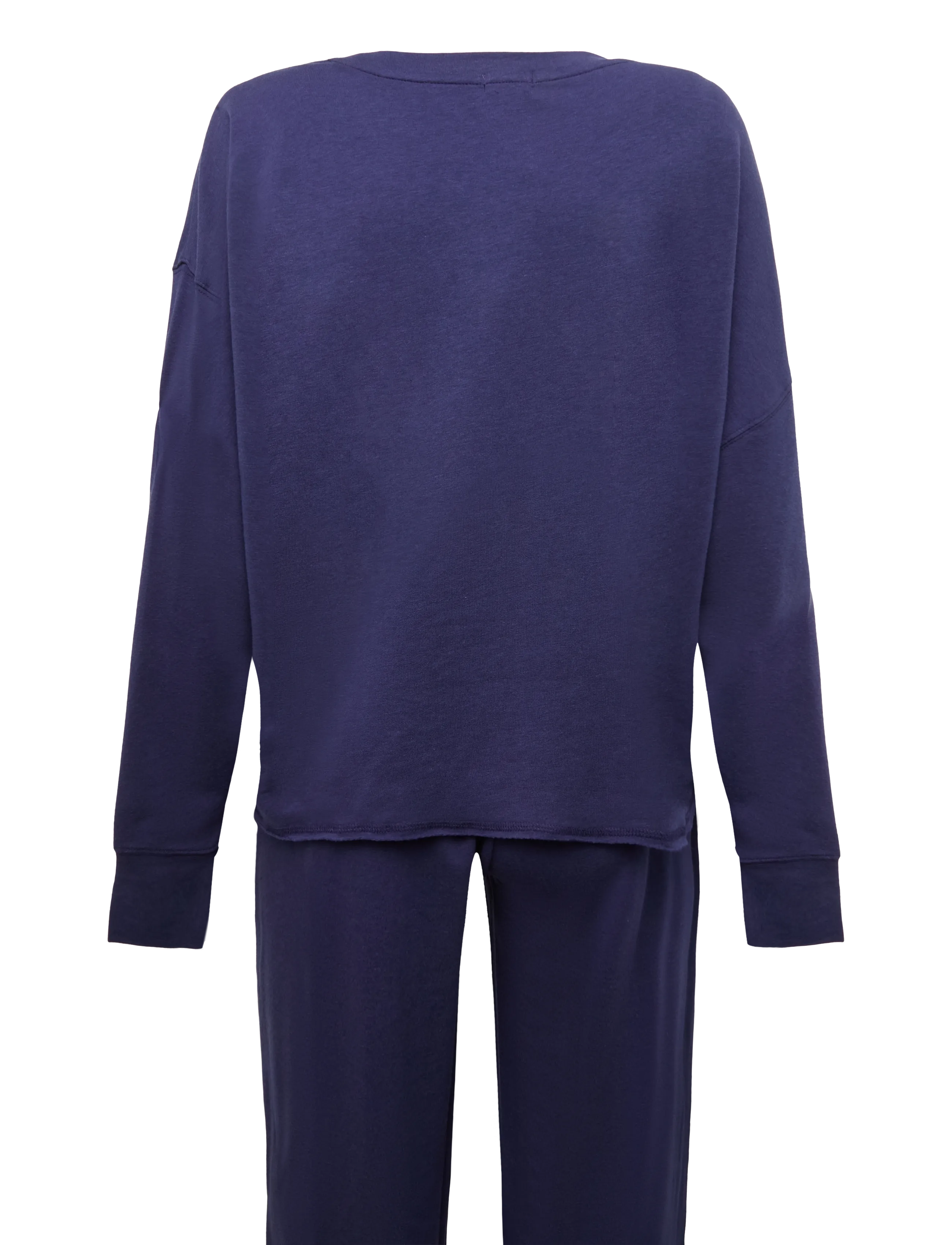 Polo Ralph Lauren Intimates - Sweatshirt & Wide Leg Pant Set - pyjamas - navy - 2