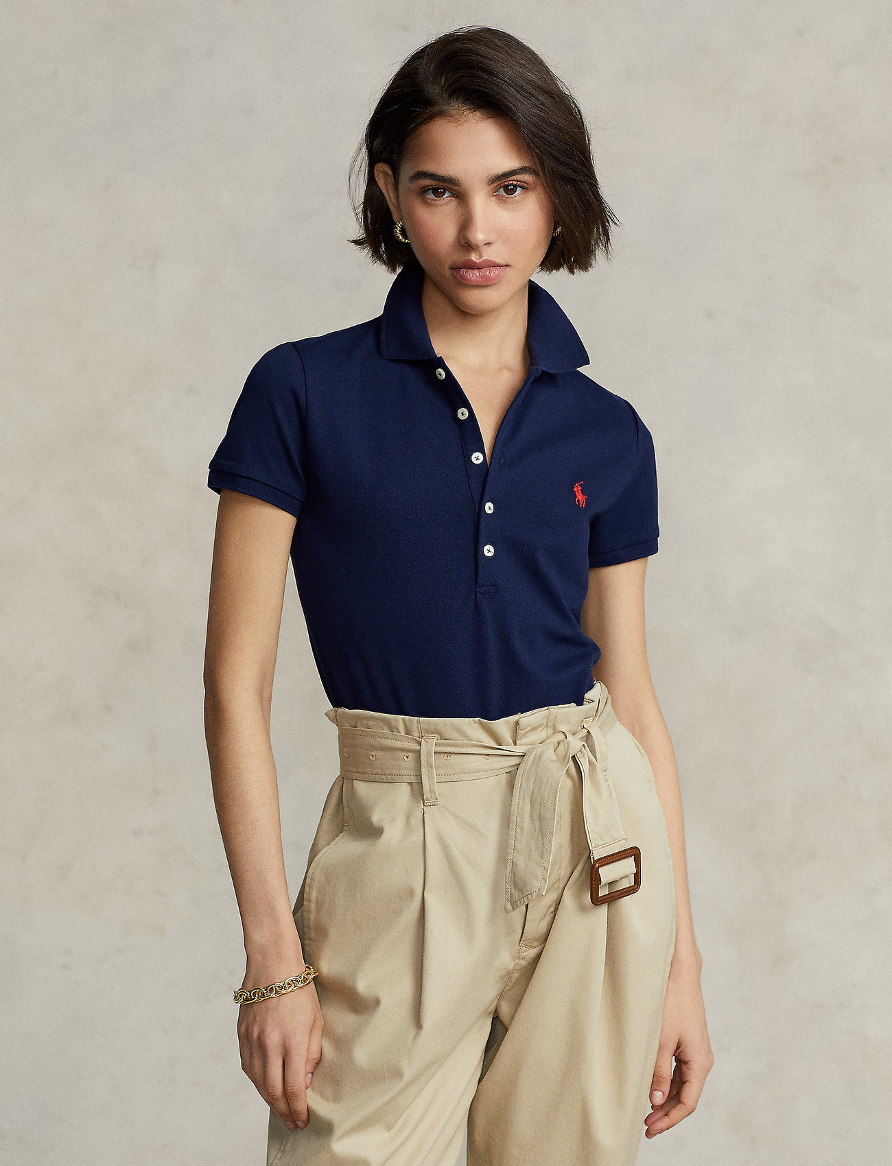 Polo Ralph Lauren Slim Fit Stretch Polo Shirt - Red - XS 1