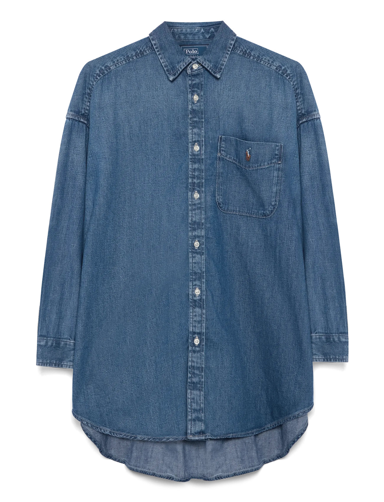 Polo Ralph Lauren 2X1 Denim-Lsl-Bfs - Blue - L