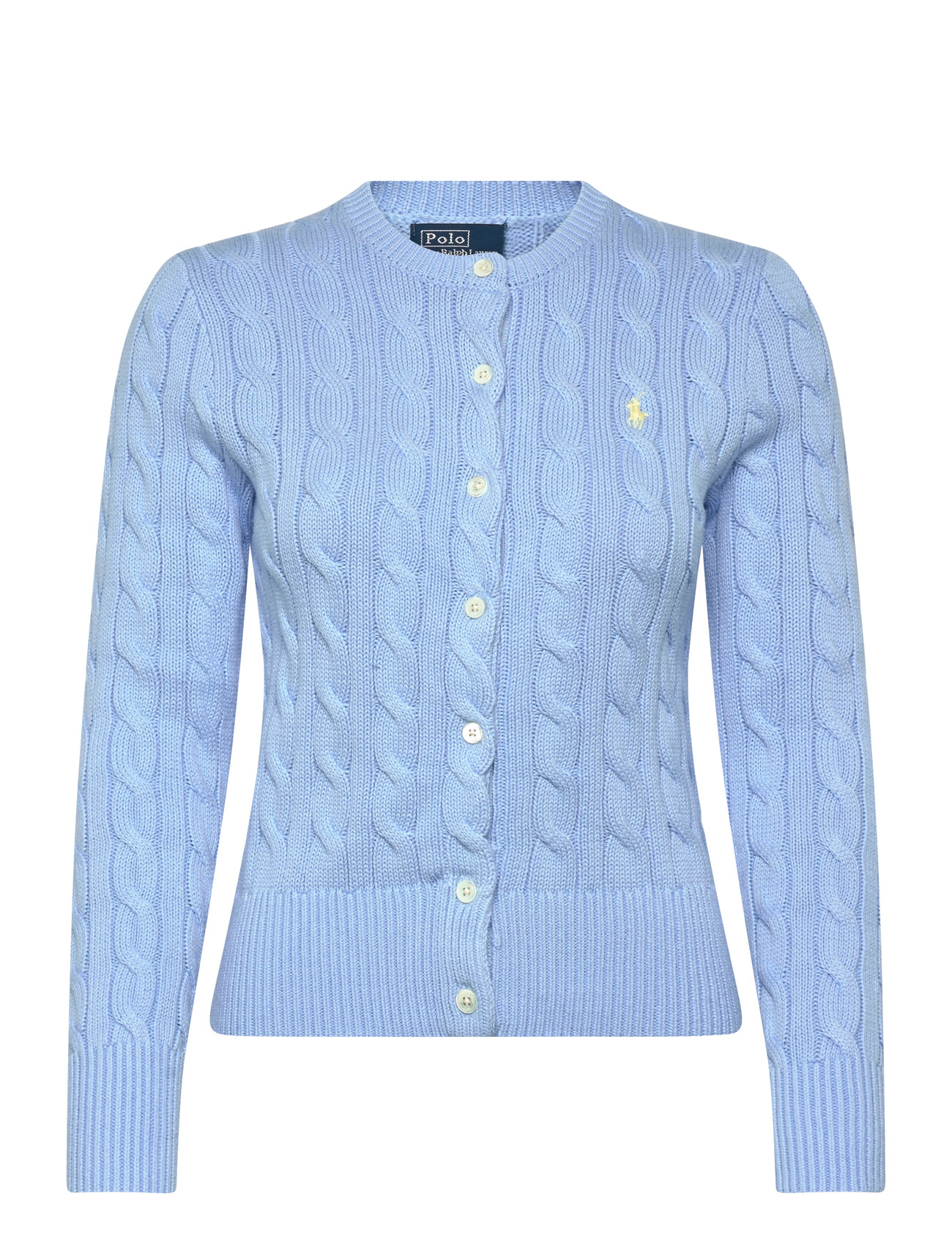 Polo Ralph Lauren Cable-Knit Cotton Crewneck Cardigan - - XS 1
