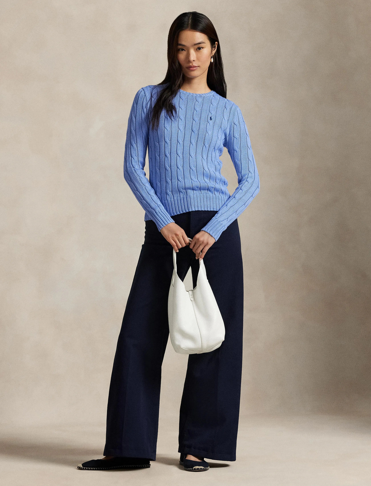 Polo Ralph Lauren Cable-Knit Cotton Crewneck Sweater - - XS 2