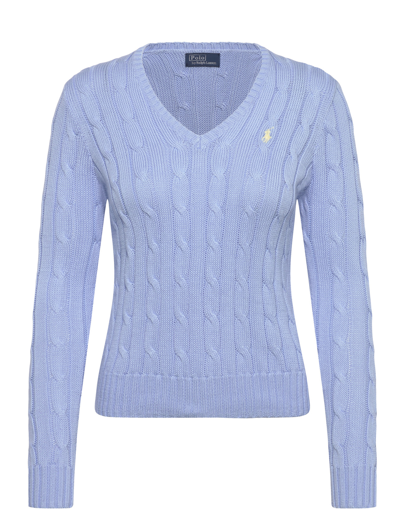 Polo Ralph Lauren Cable-Knit Cotton V-Neck Sweater - - XS 2