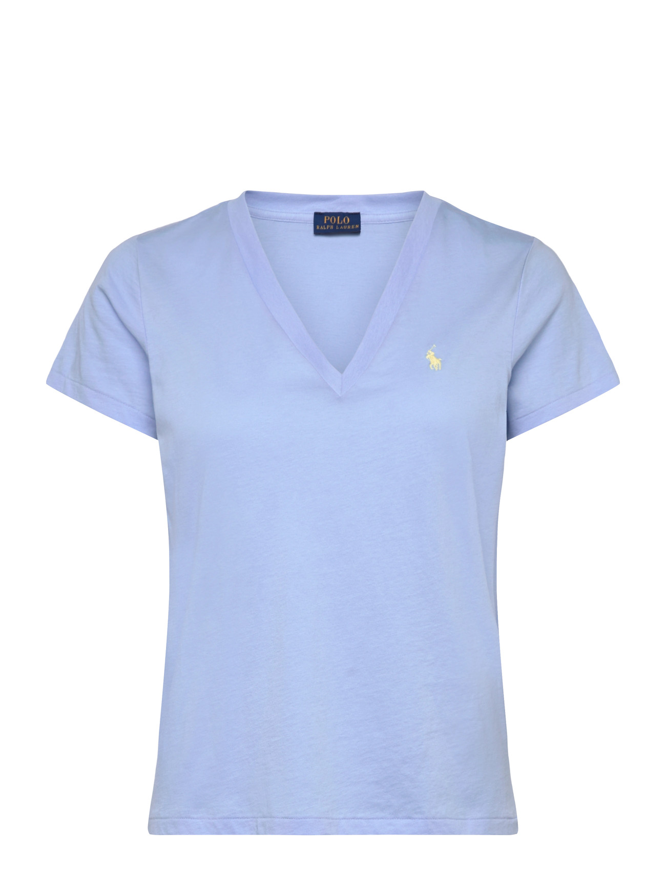 Polo Ralph Lauren Cotton Jersey V-Neck Tee - White - XS 1