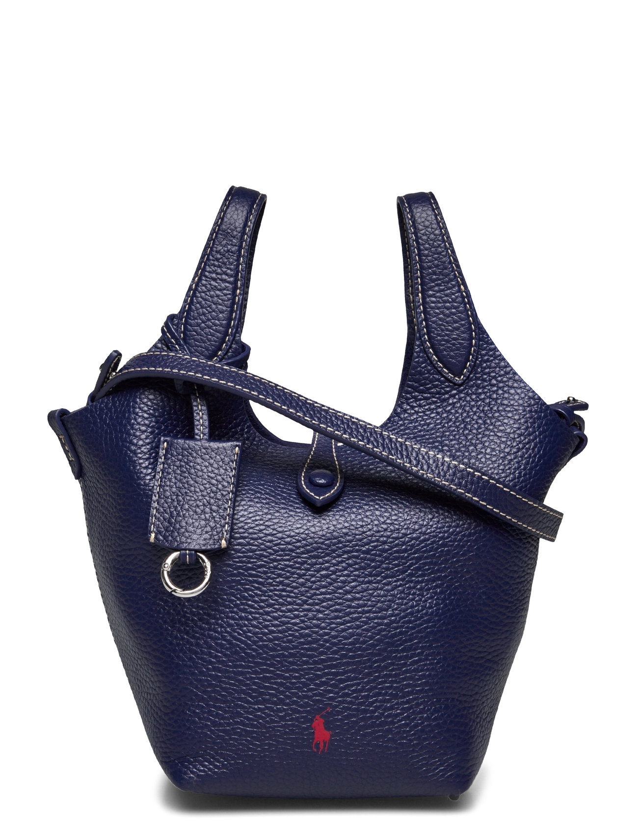 Polo Ralph Lauren Polo Play Leather Small Tote & Crossbody - Orange - ONE SIZE 2