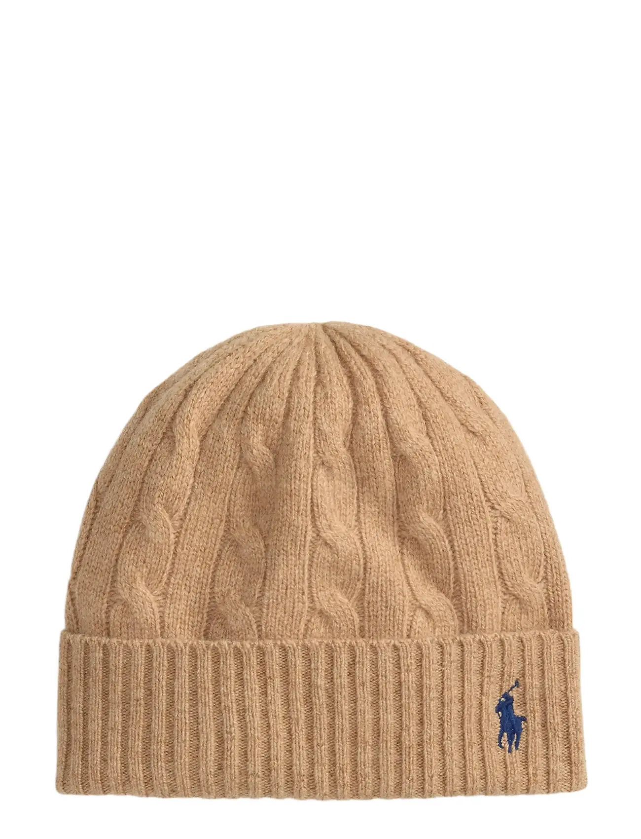 Polo Ralph Lauren Cable-Knit Wool-Cashmere Beanie - Navy - ONE SIZE 1