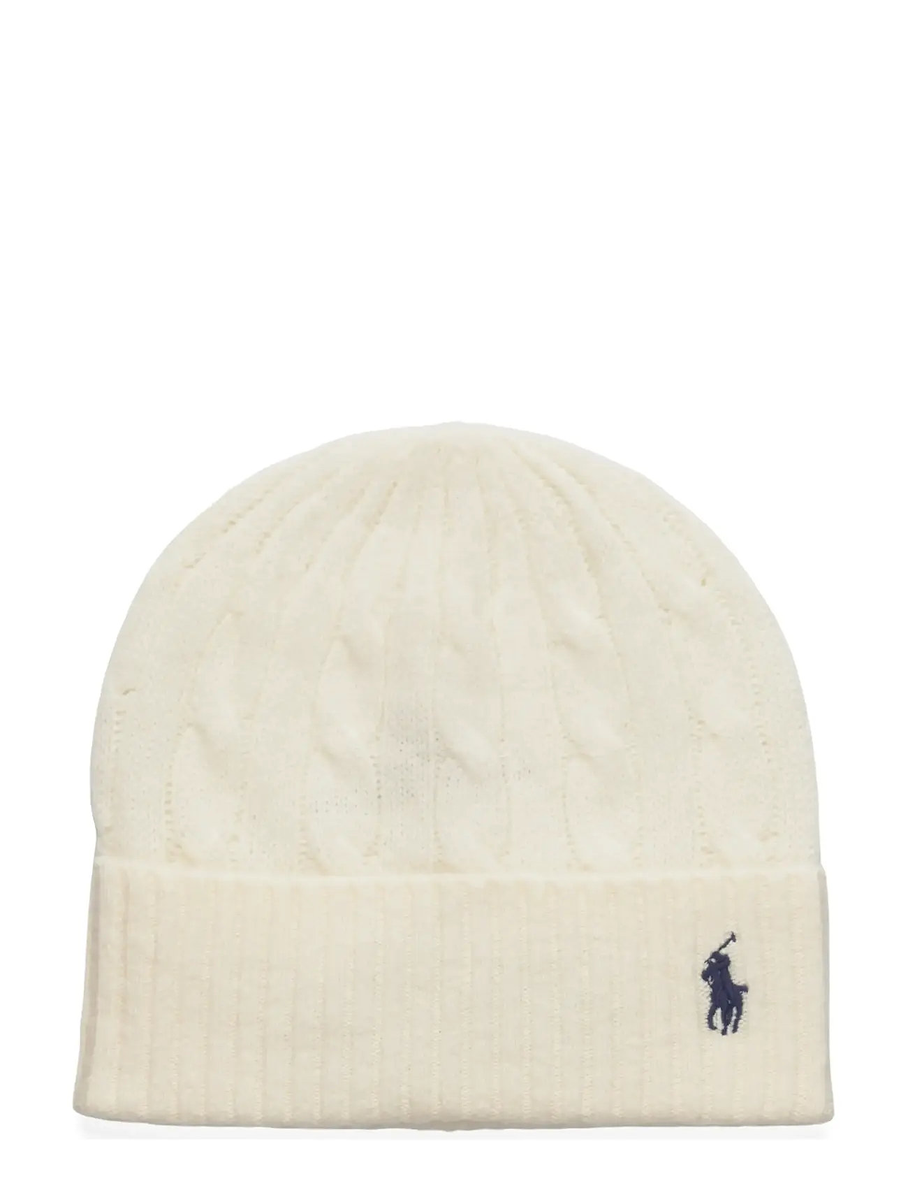 Polo Ralph Lauren Cable-Knit Wool-Cashmere Beanie - Navy - ONE SIZE 2