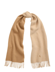 Polo Ralph Lauren Fringe-trim Wool Scarf (PRW455954371) - Winter