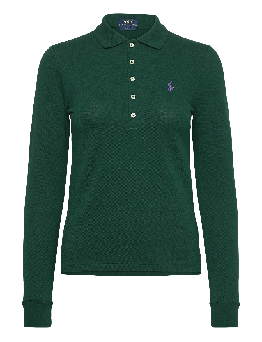 Polo Ralph Lauren - Skinny-Fit Stretch Polo Shirt - moss agate - 0