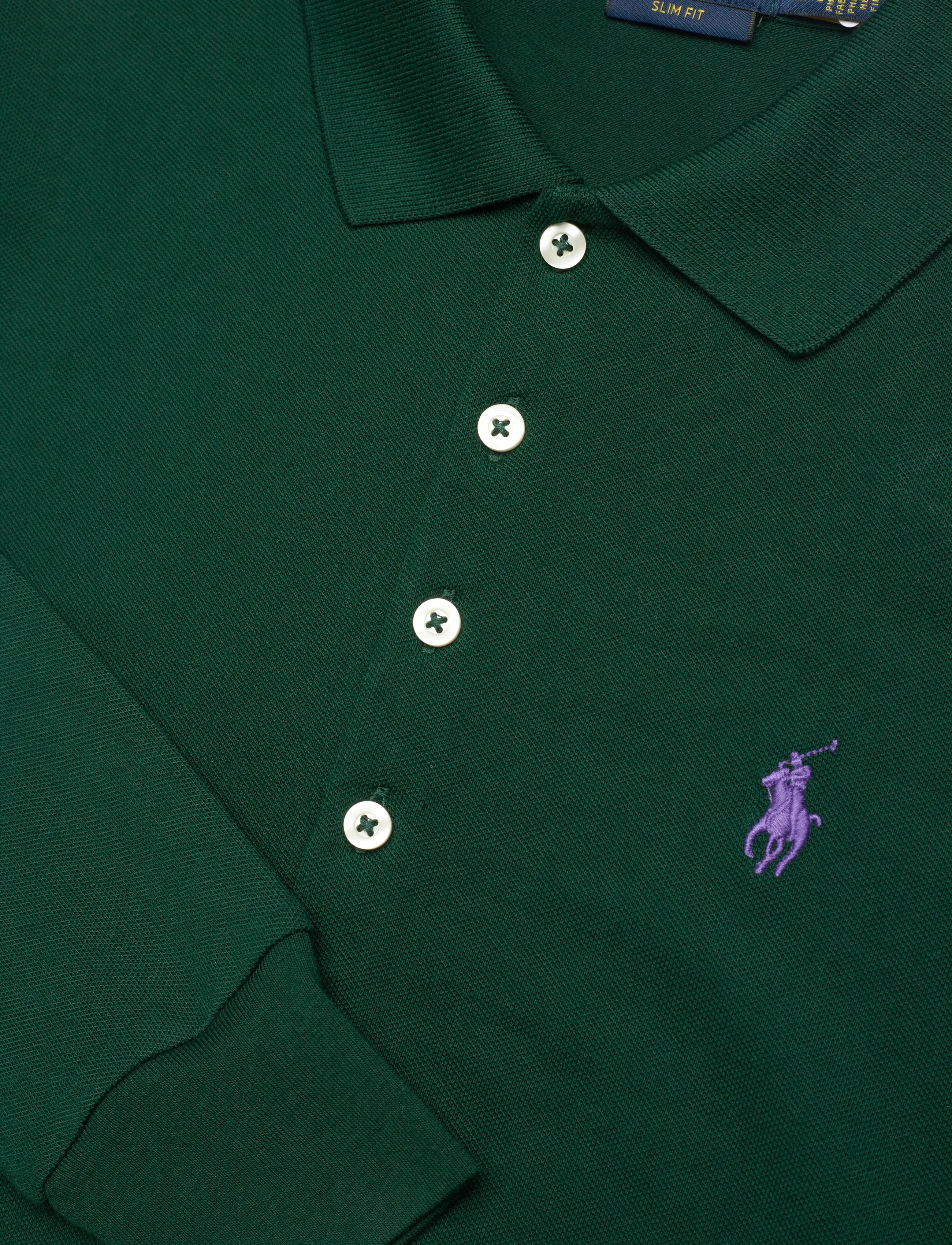 Polo Ralph Lauren - Skinny-Fit Stretch Polo Shirt - moss agate - 2