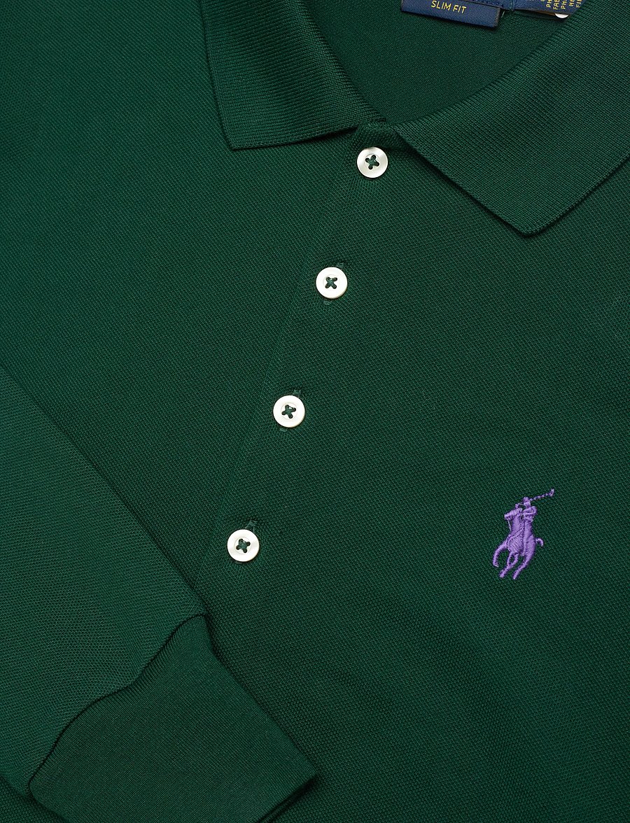 Polo Ralph Lauren - Skinny-Fit Stretch Polo Shirt - moss agate - 2