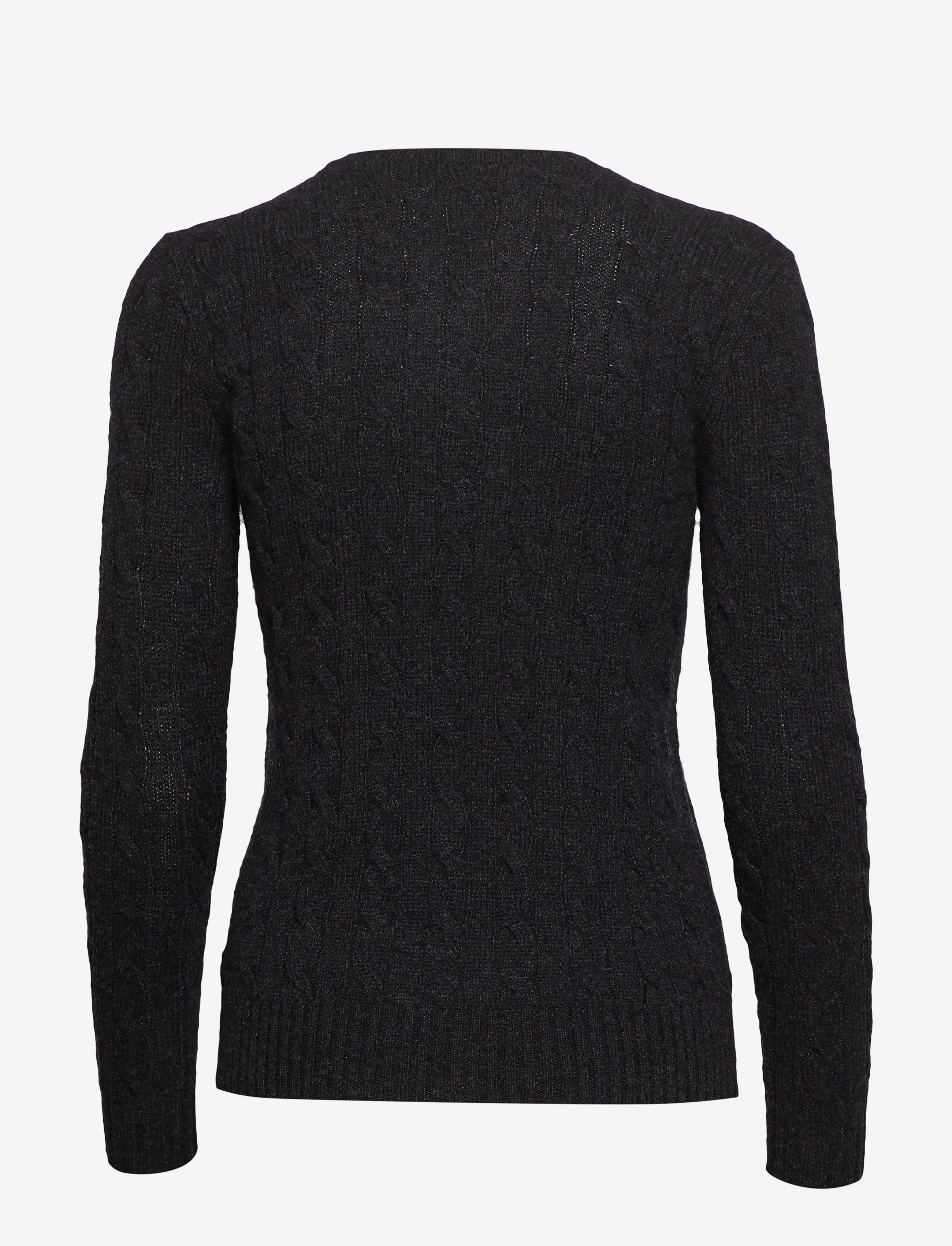 Polo Ralph Lauren - Cable Wool-Blend Sweater - charcoal heather - 1