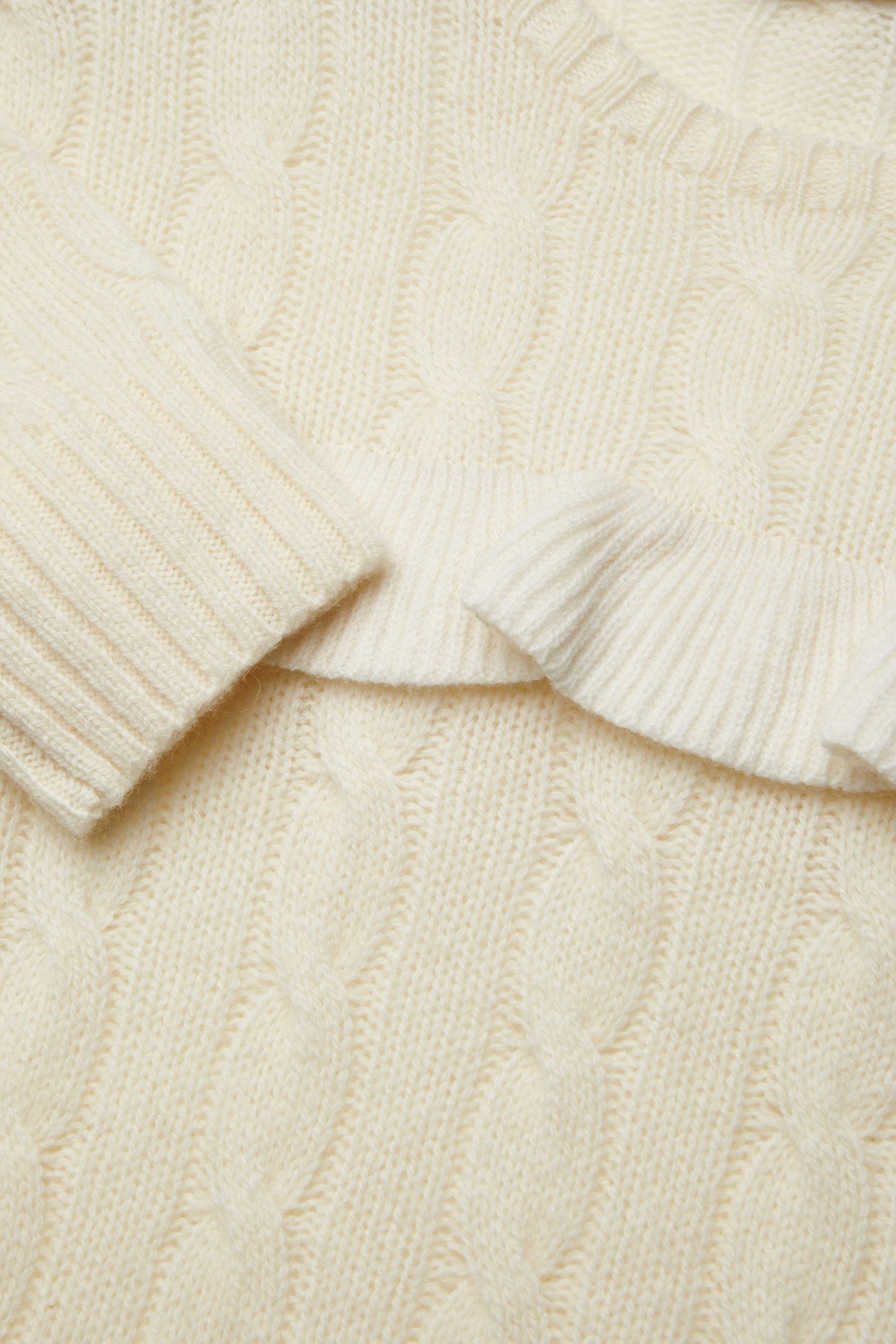 Polo Ralph Lauren - Ruffled Wool-Blend Sweater - cream - 2