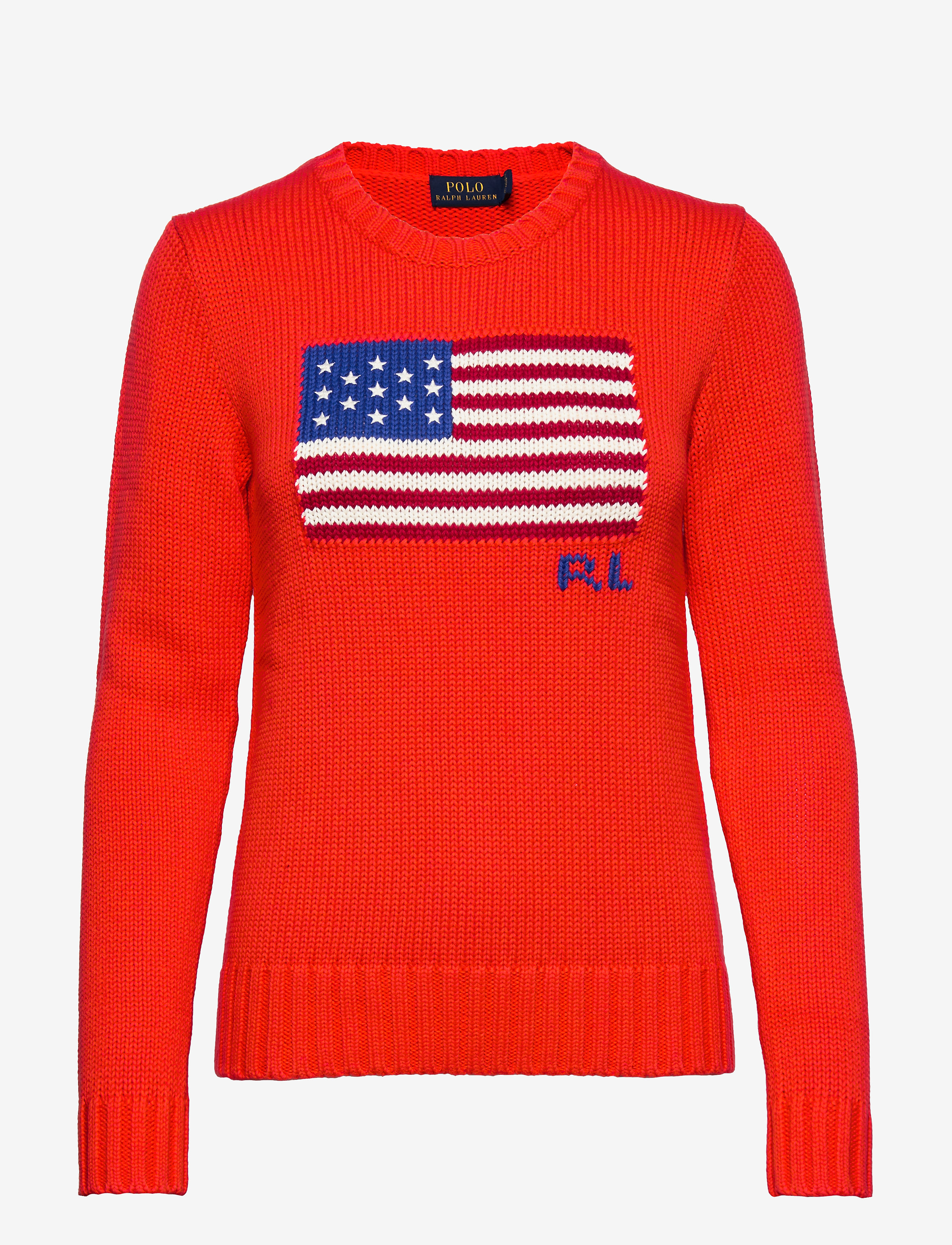 Polo Ralph Lauren - COTTON FLAG-LSL-SWT - african red - 1