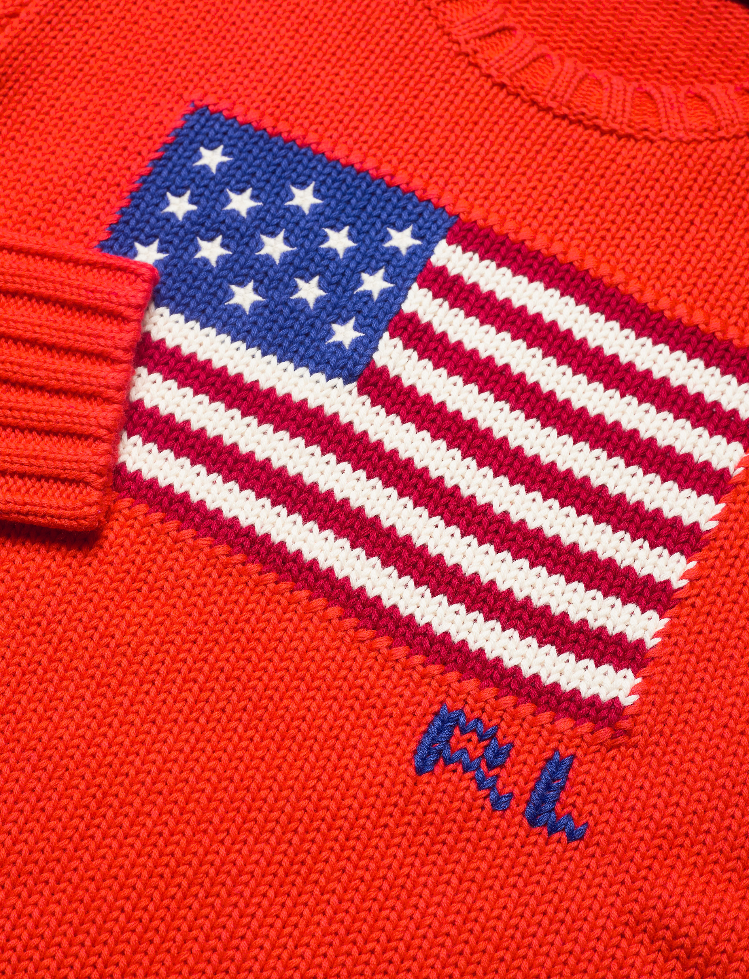 Polo Ralph Lauren - COTTON FLAG-LSL-SWT - african red - 3