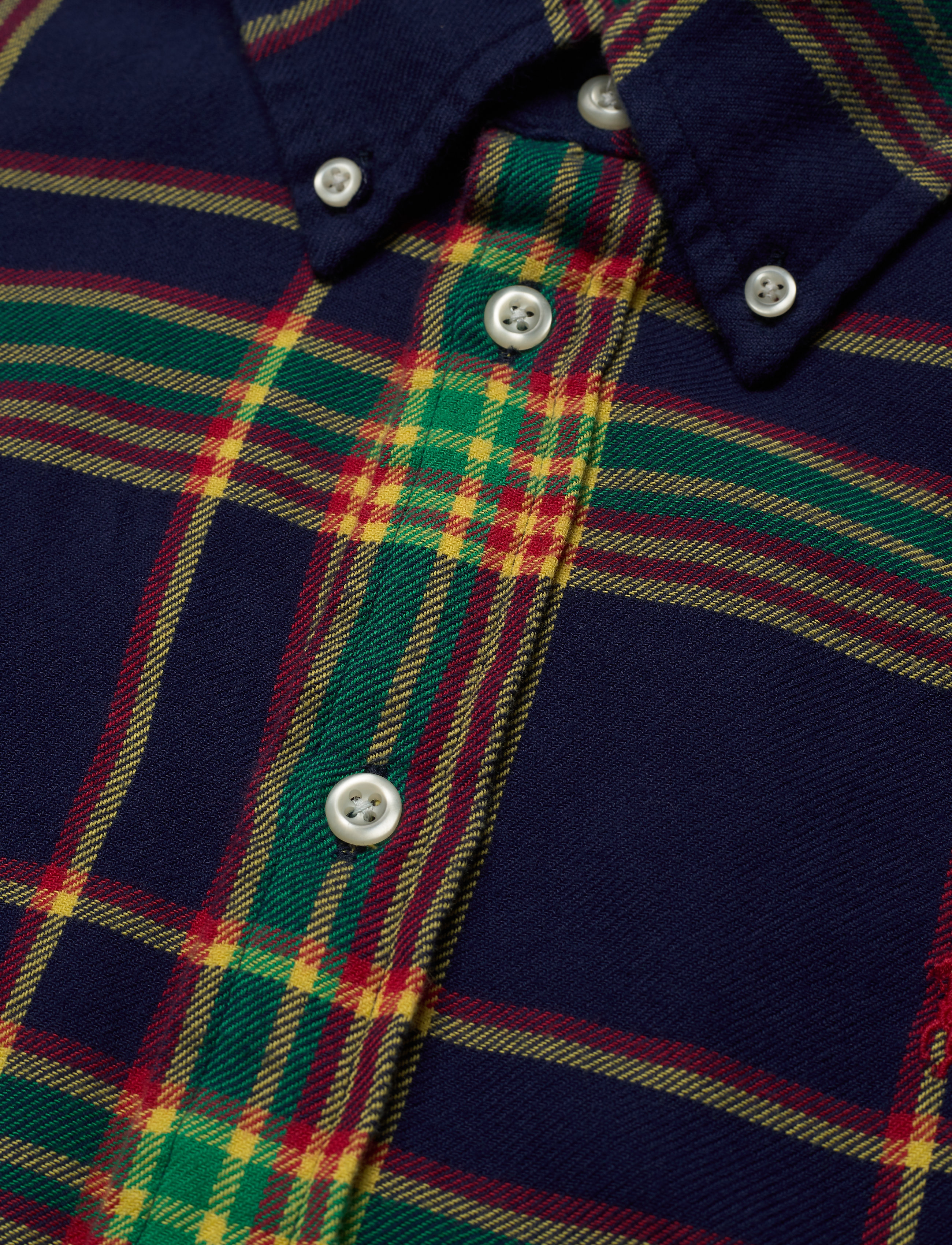 Polo Ralph Lauren - Plaid Cotton Shirt - 404 navy/yellow - 2